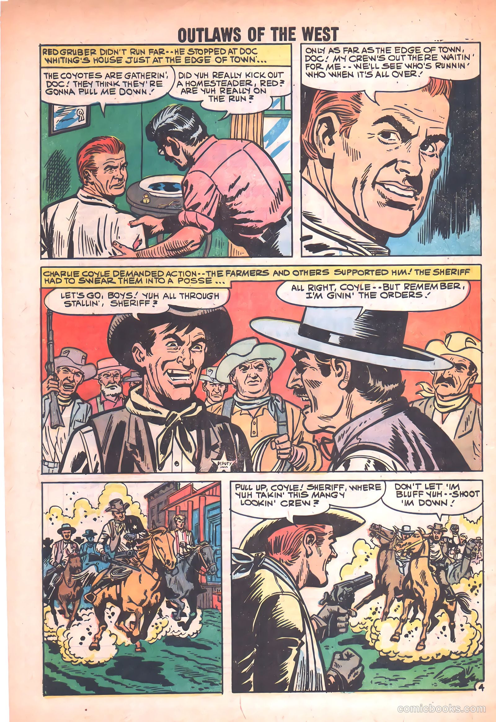 Outlaws of the West #19 — page 32 of 36
