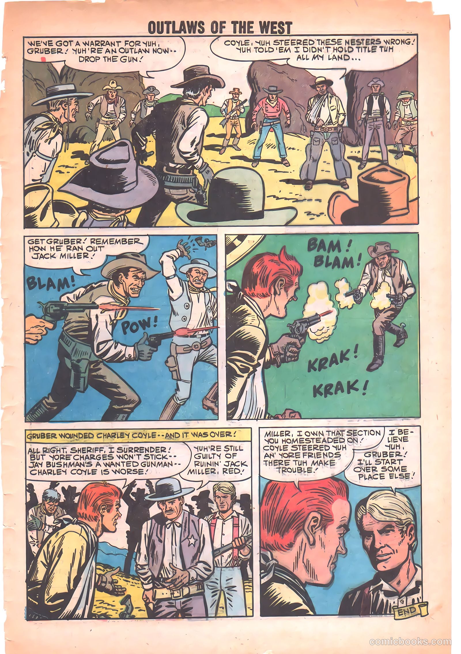 Outlaws of the West #19 — page 33 of 36