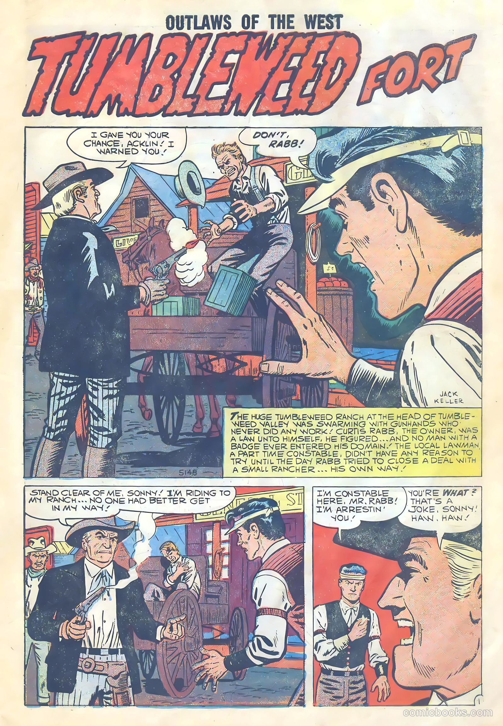 Outlaws of the West #20 — page 3 of 35
