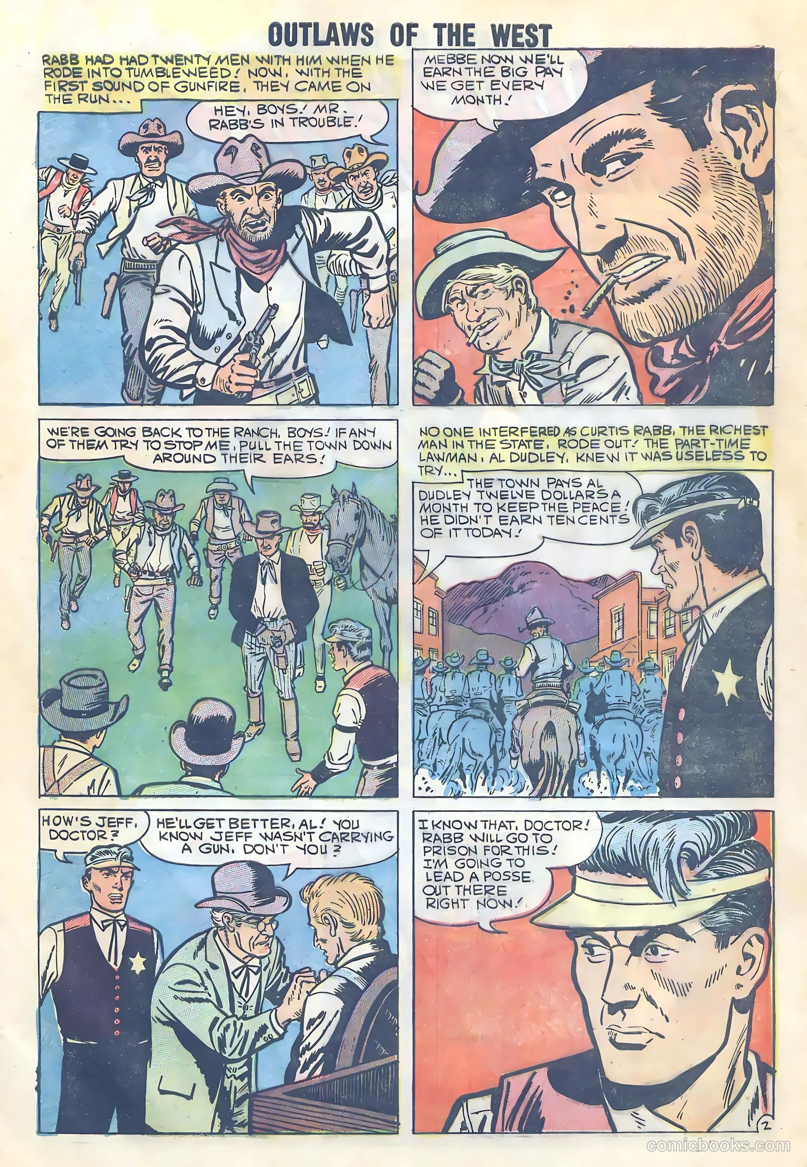 Outlaws of the West #20 — page 4 of 35