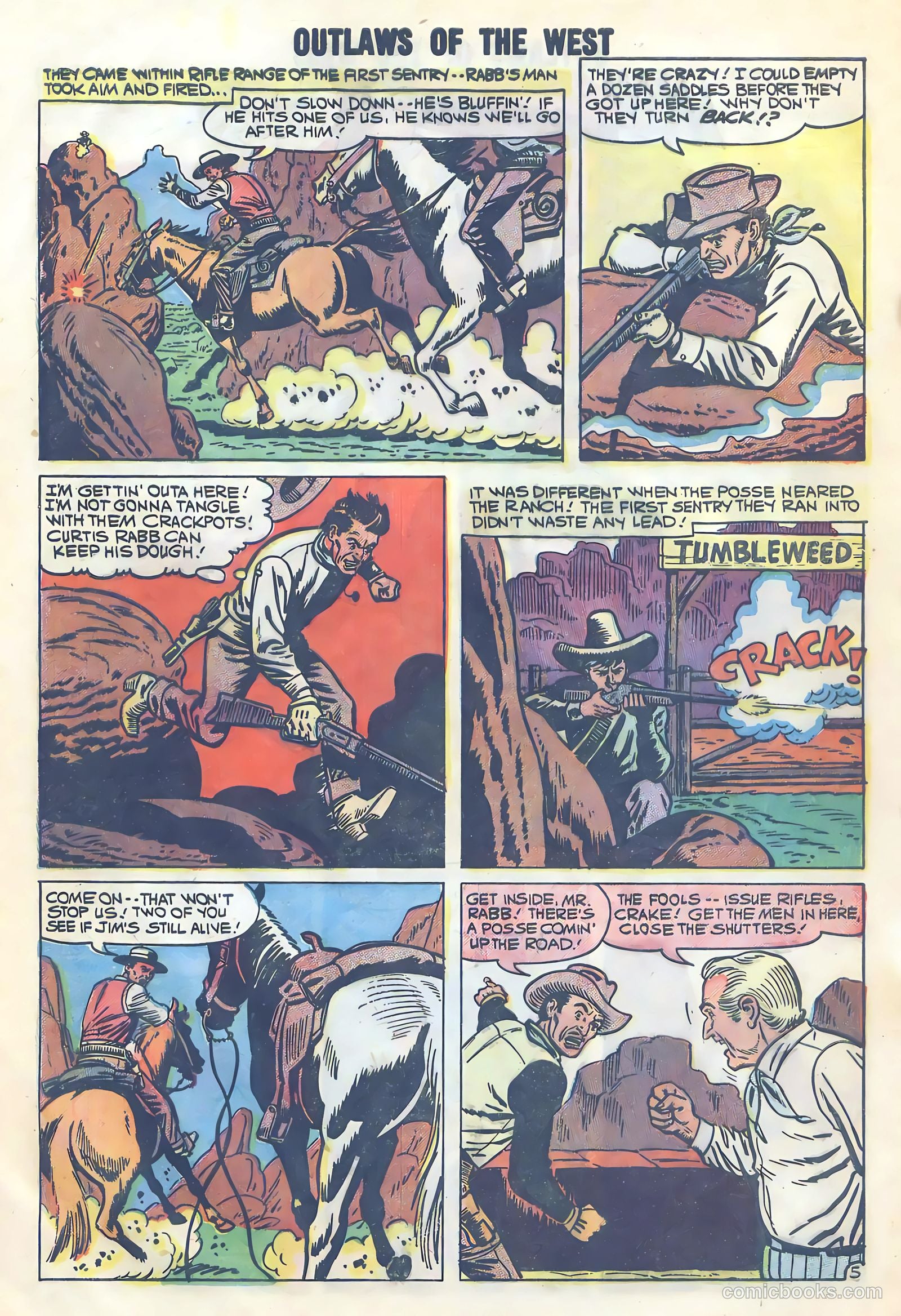Outlaws of the West #20 — page 8 of 35
