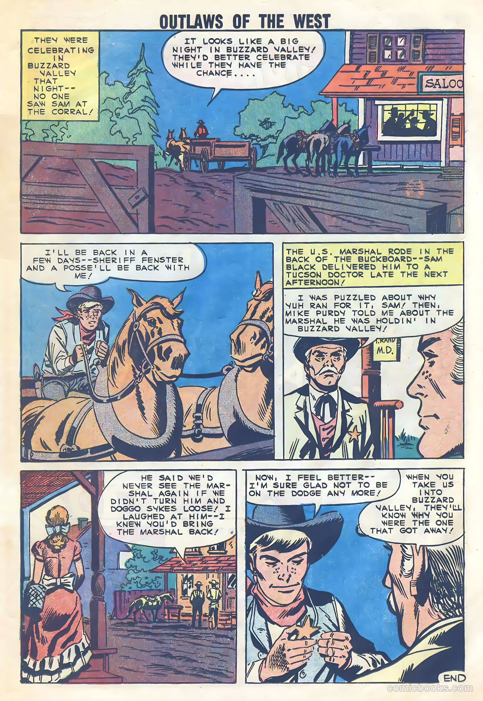 Outlaws of the West #20 — page 23 of 35