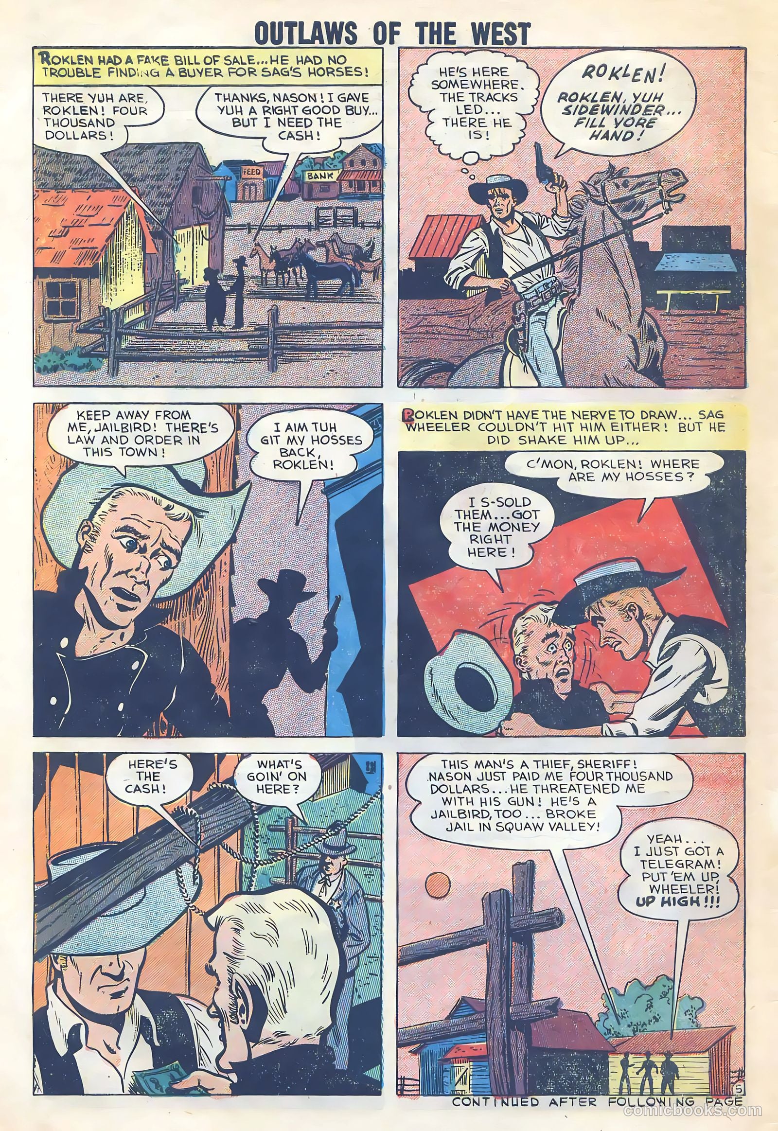Outlaws of the West #20 — page 30 of 35