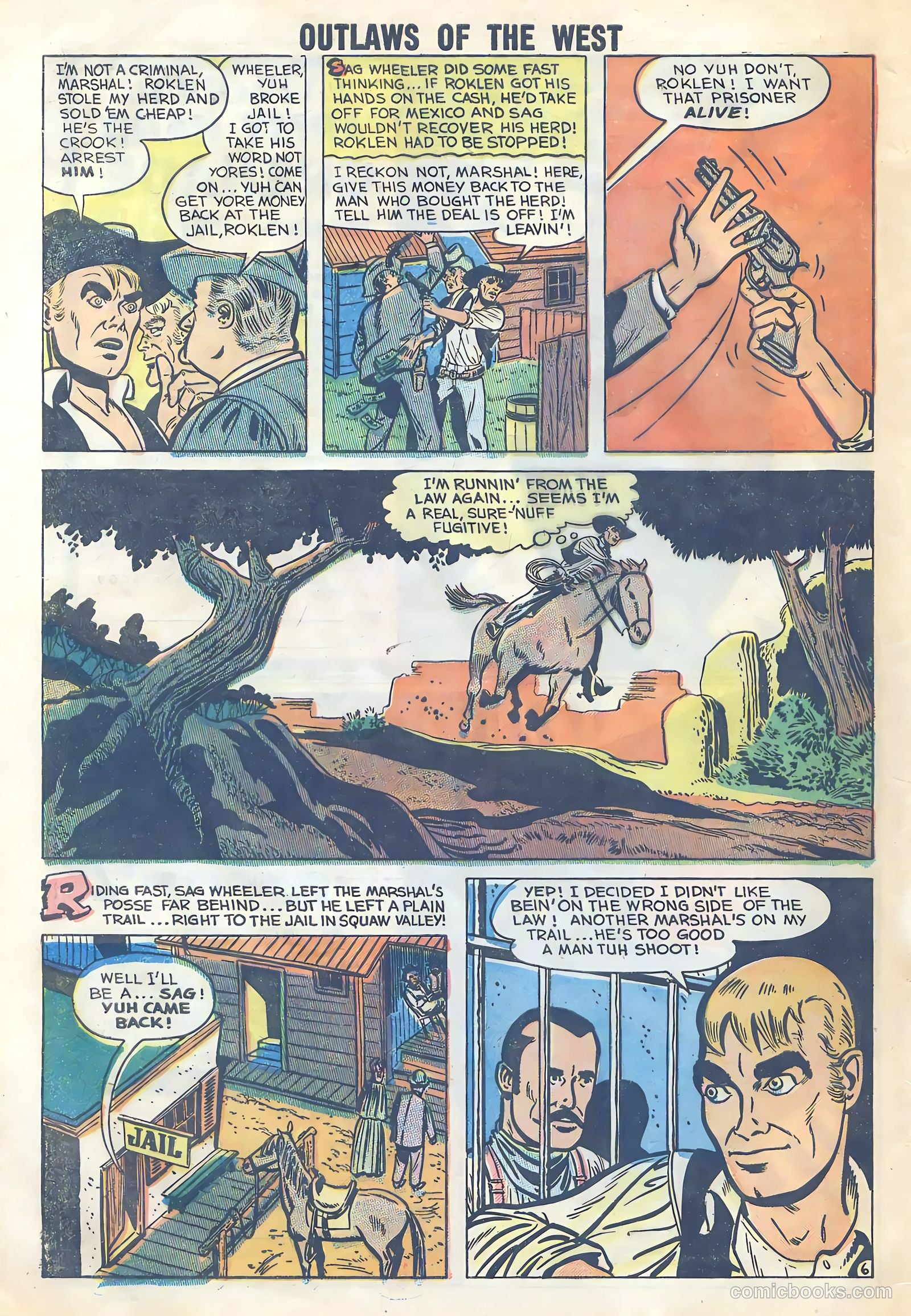 Outlaws of the West #20 — page 32 of 35
