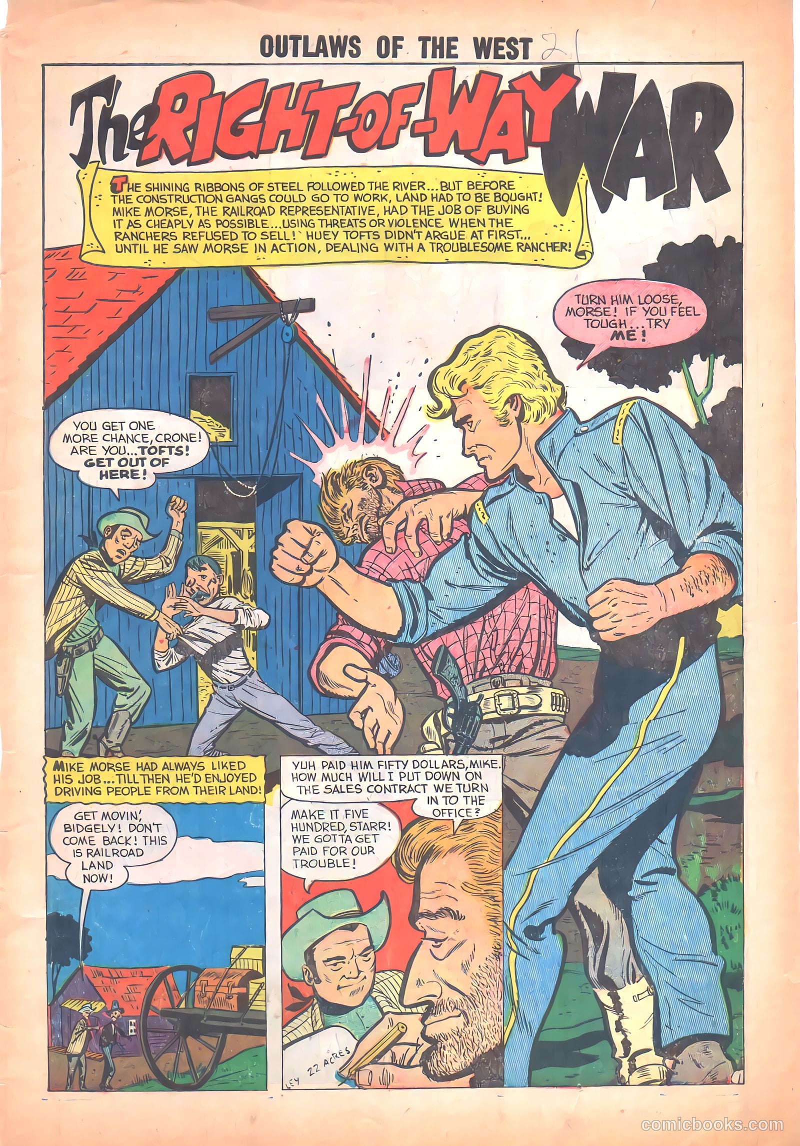 Outlaws of the West #21 — page 3 of 36
