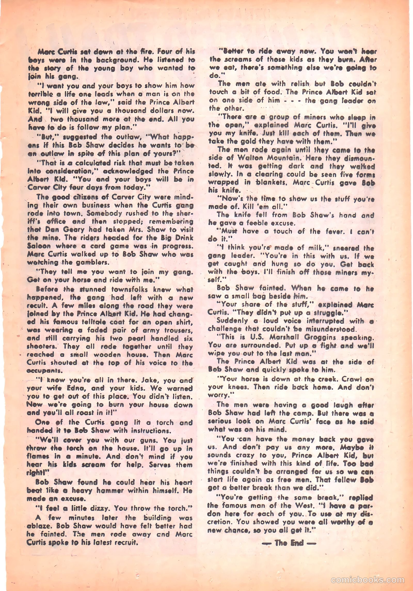 Outlaws of the West #21 — page 25 of 36