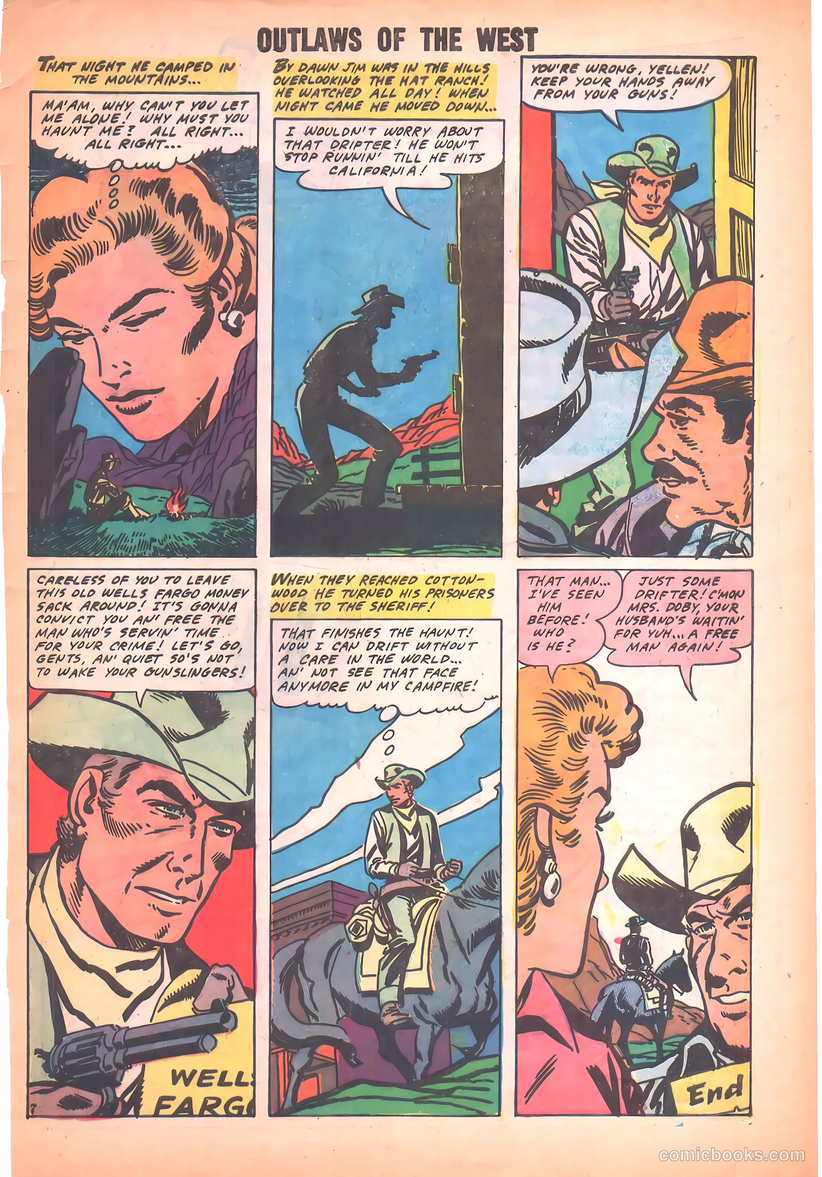 Outlaws of the West #21 — page 33 of 36