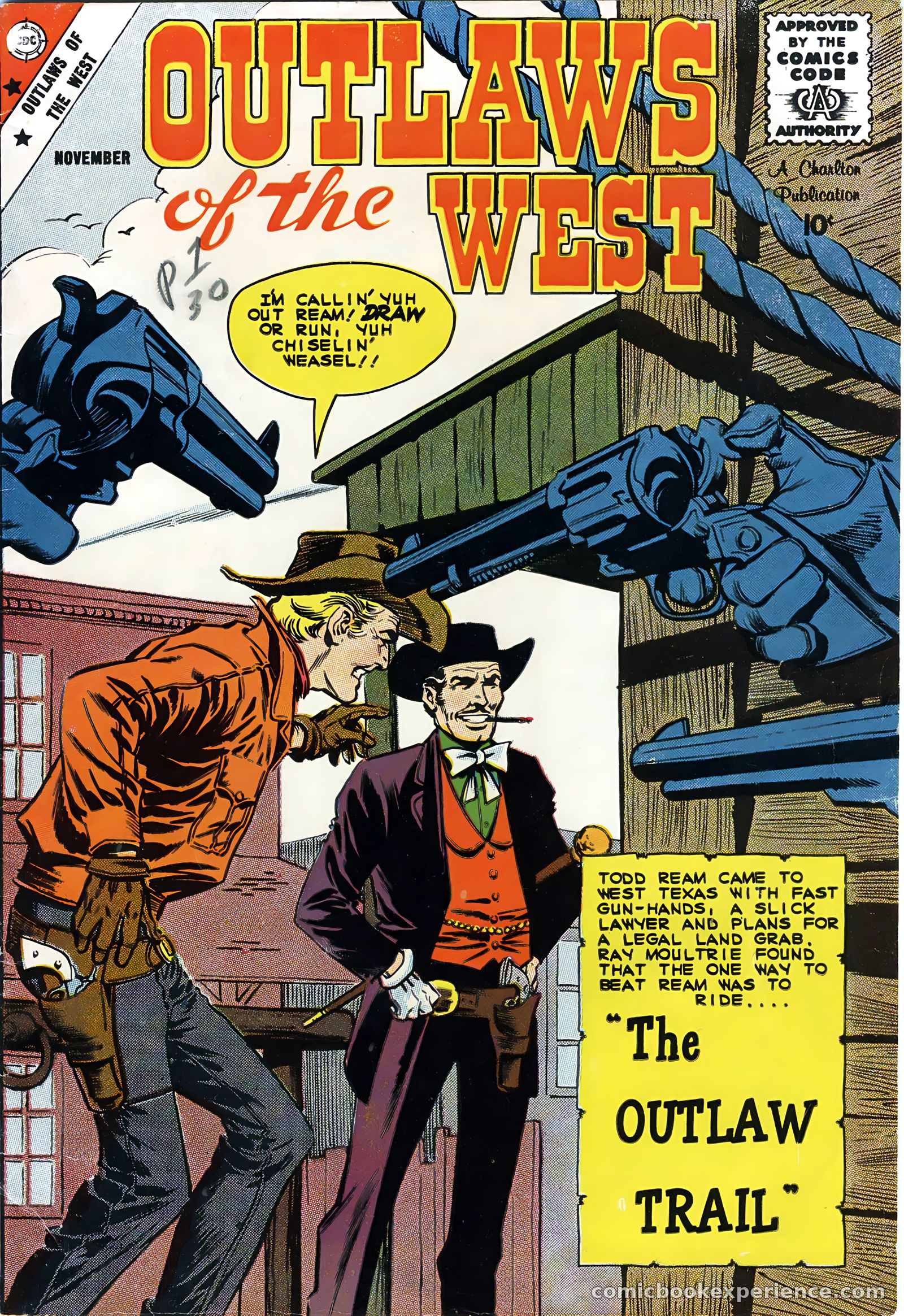 Outlaws of the West #22 — page 1 of 36