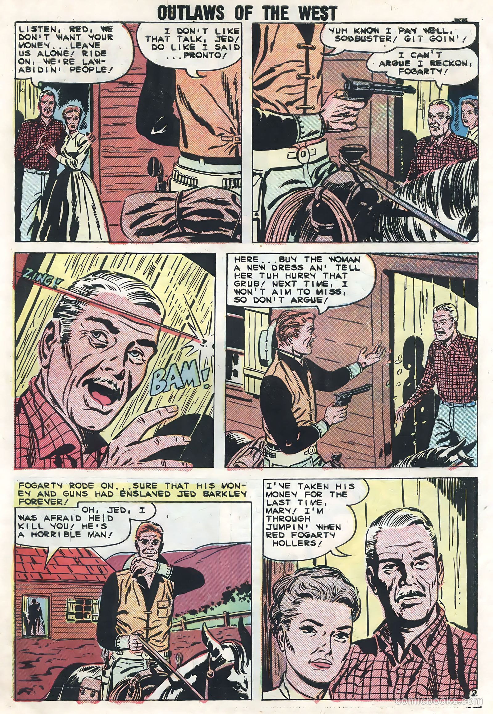 Outlaws of the West #22 — page 27 of 36