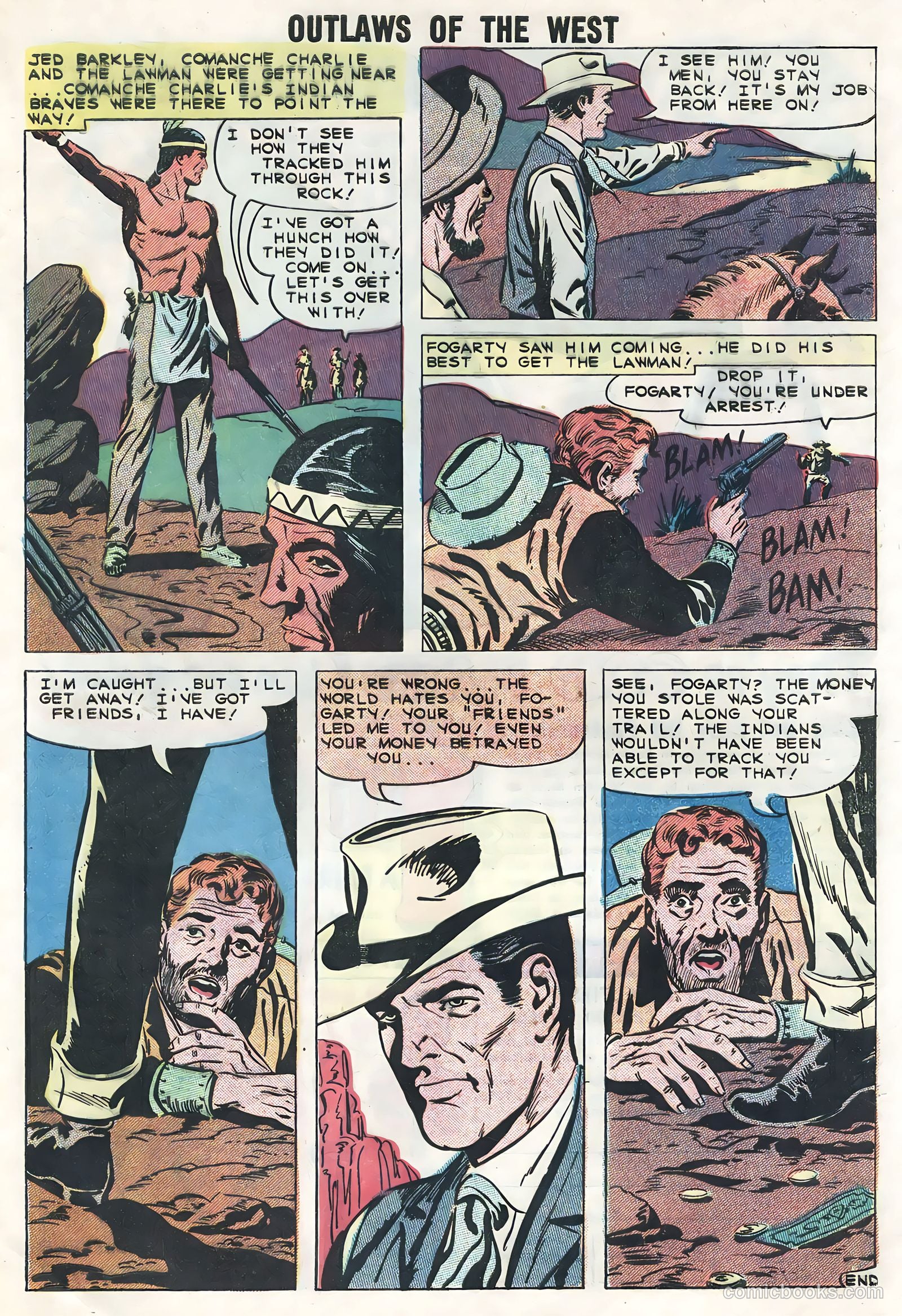 Outlaws of the West #22 — page 33 of 36
