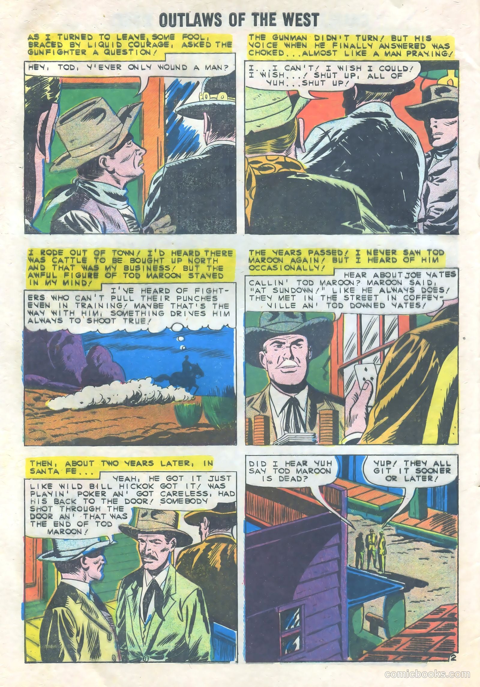 Outlaws of the West #23 — page 4 of 36