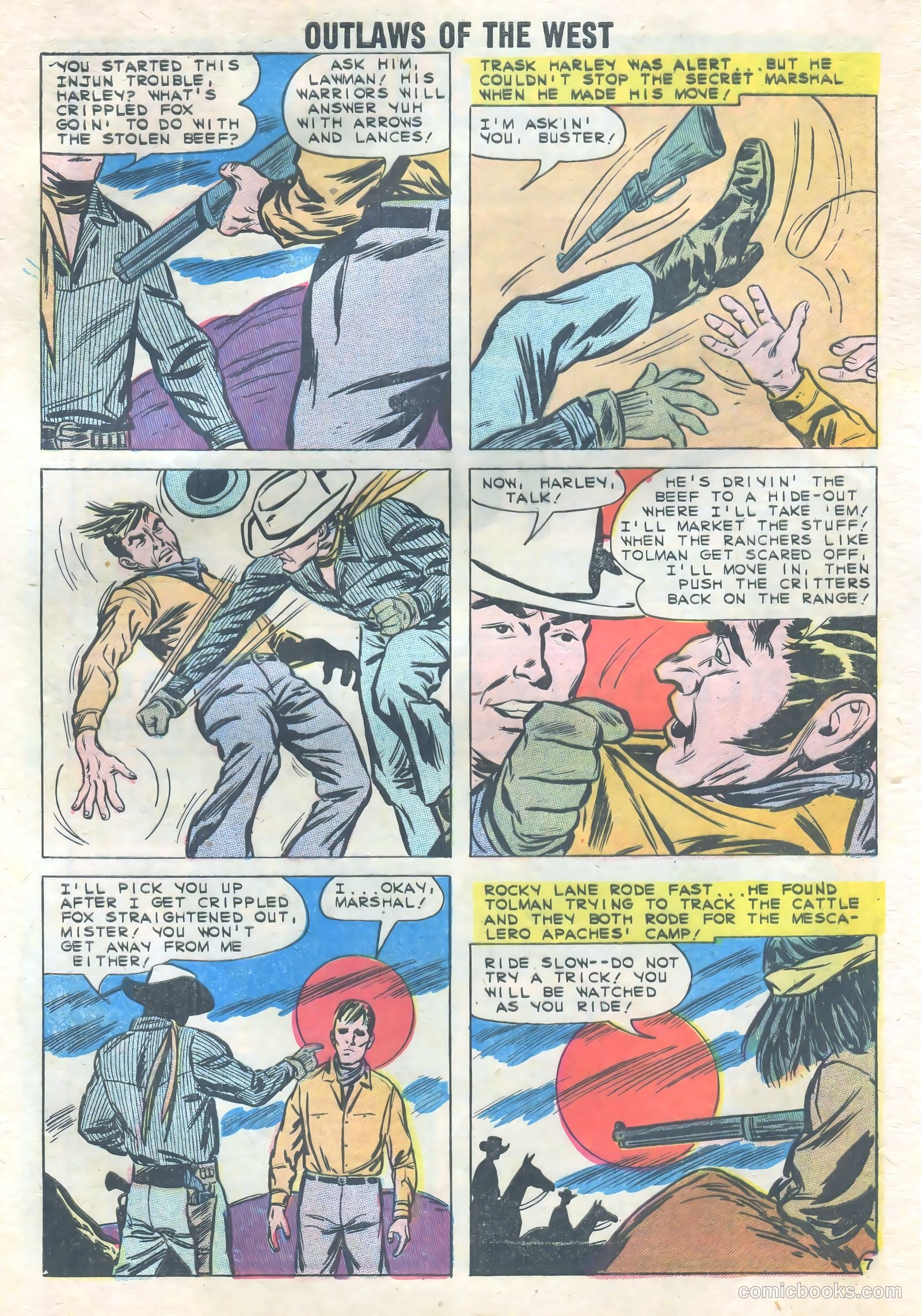 Outlaws of the West #23 — page 32 of 36