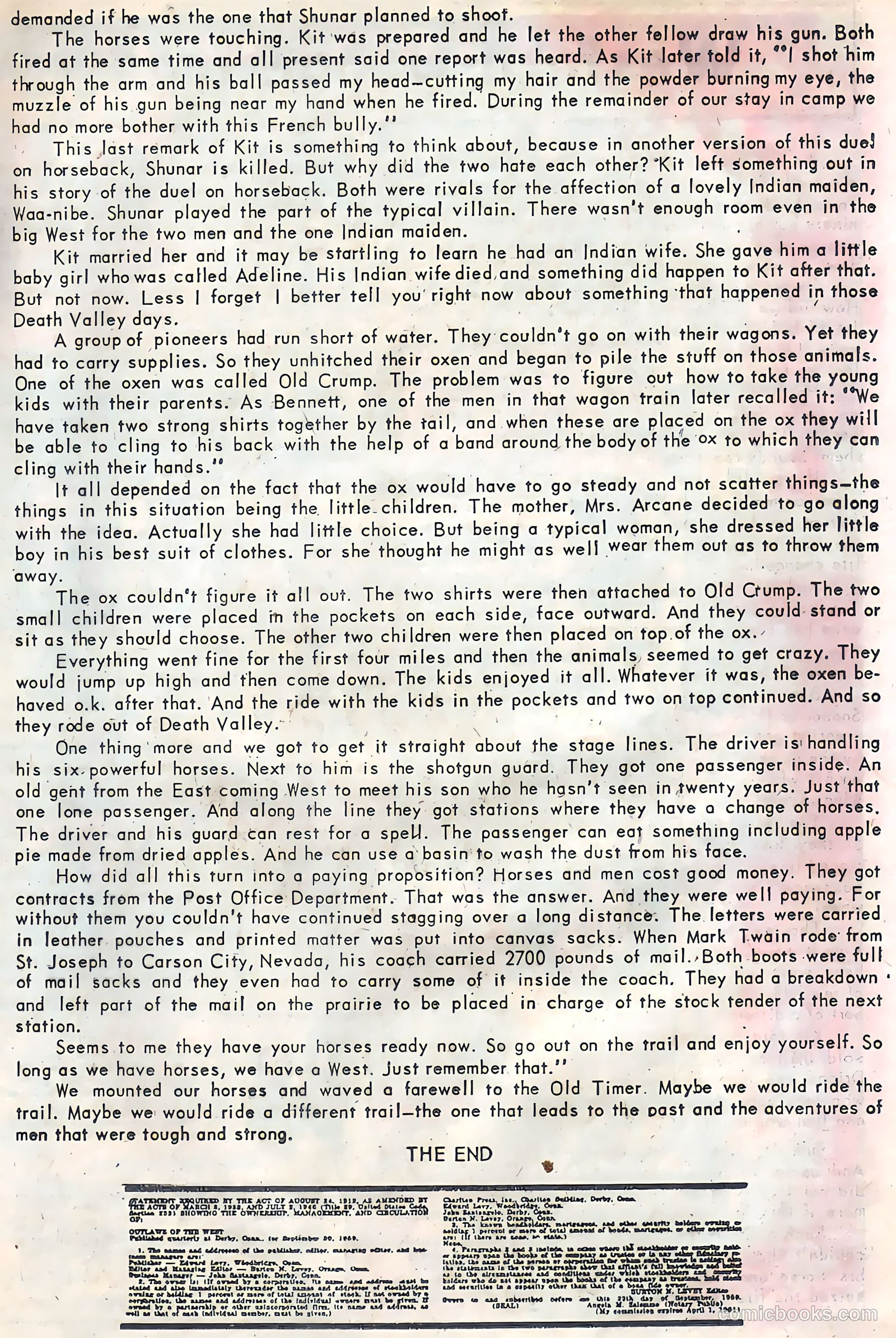 Outlaws of the West #25 — page 21 of 36