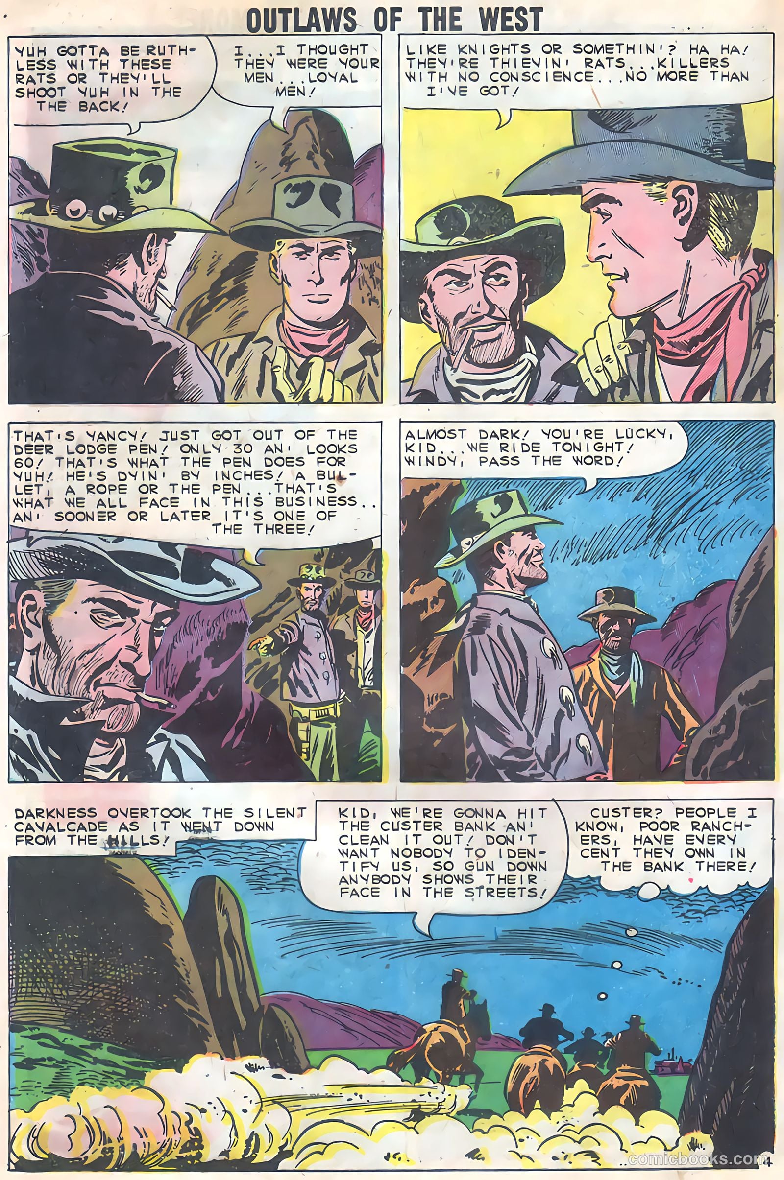 Outlaws of the West #25 — page 32 of 36