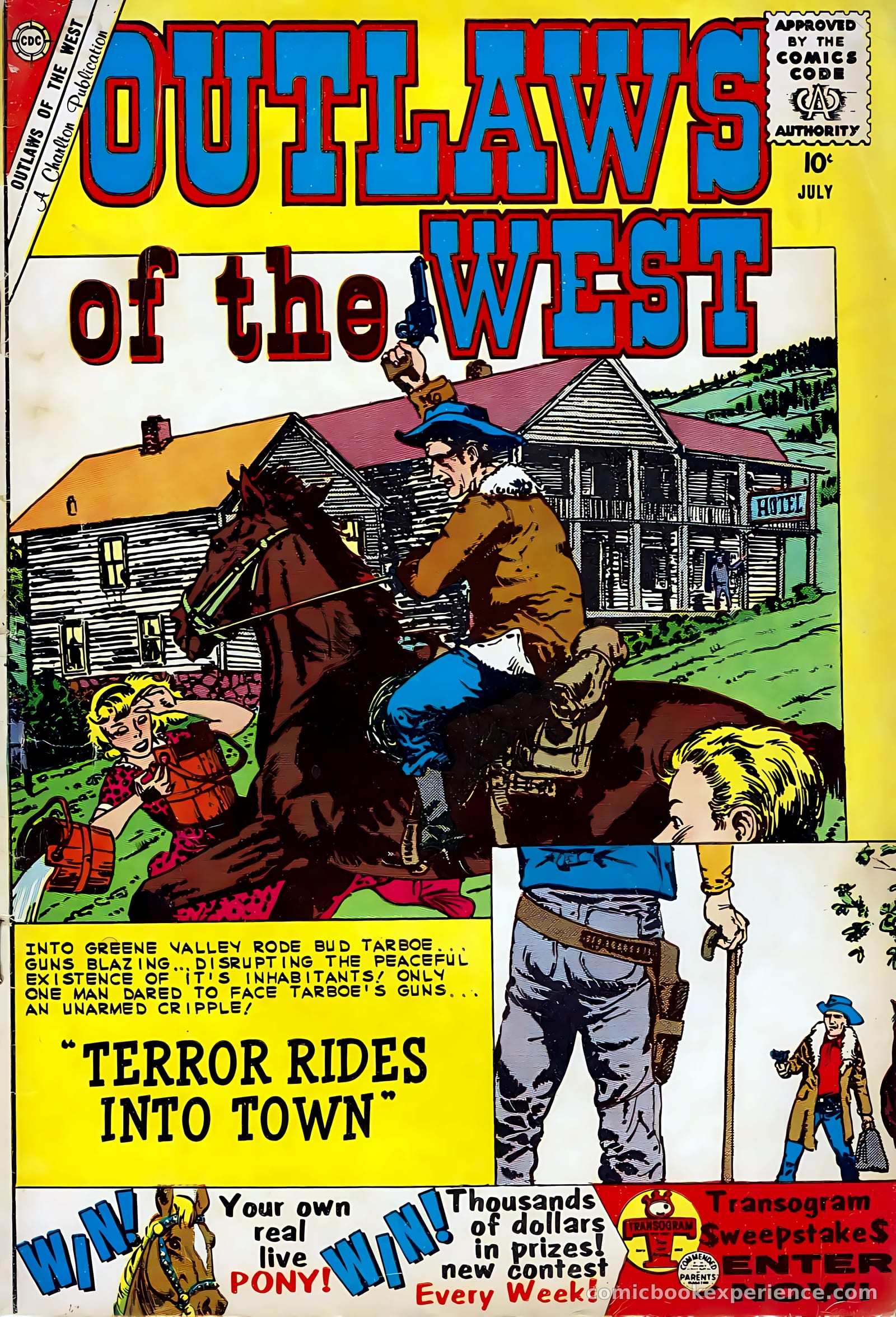 Outlaws of the West #26 — page 1 of 36