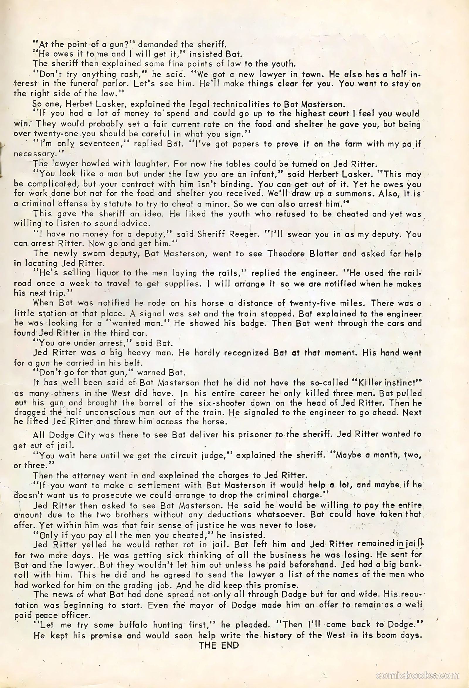Outlaws of the West #26 — page 19 of 36