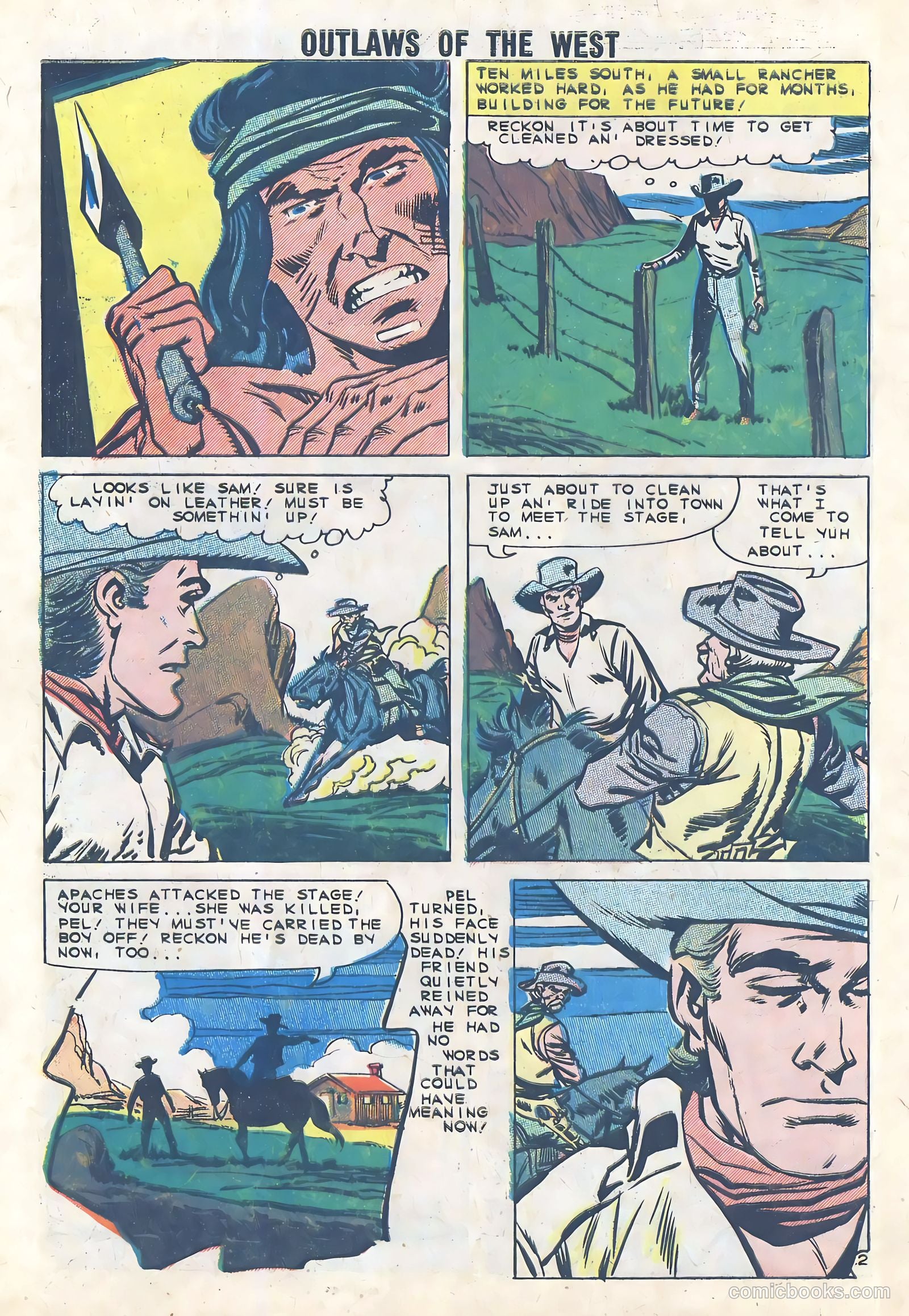 Outlaws of the West #29 — page 4 of 36