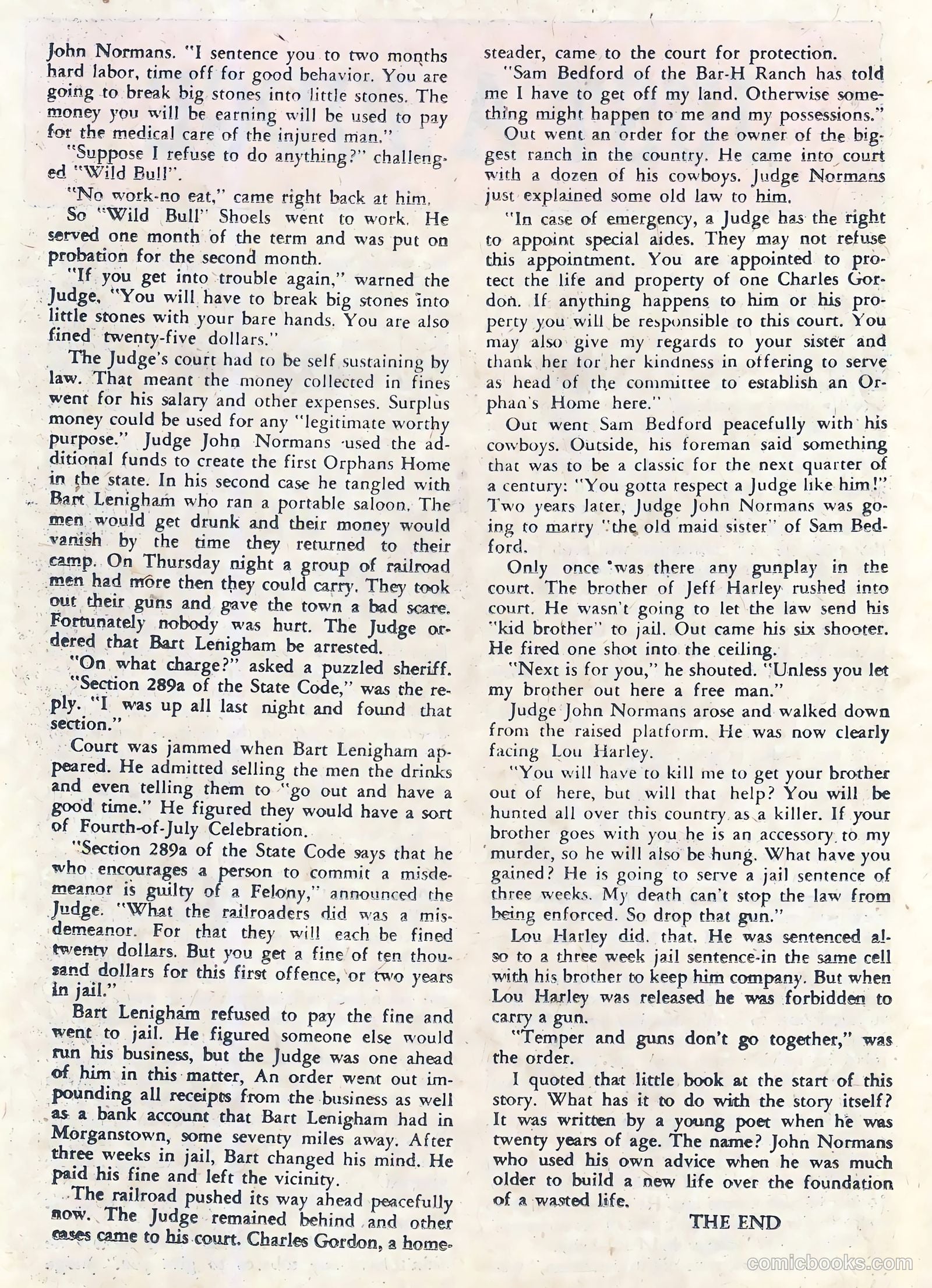 Outlaws of the West #29 — page 26 of 36