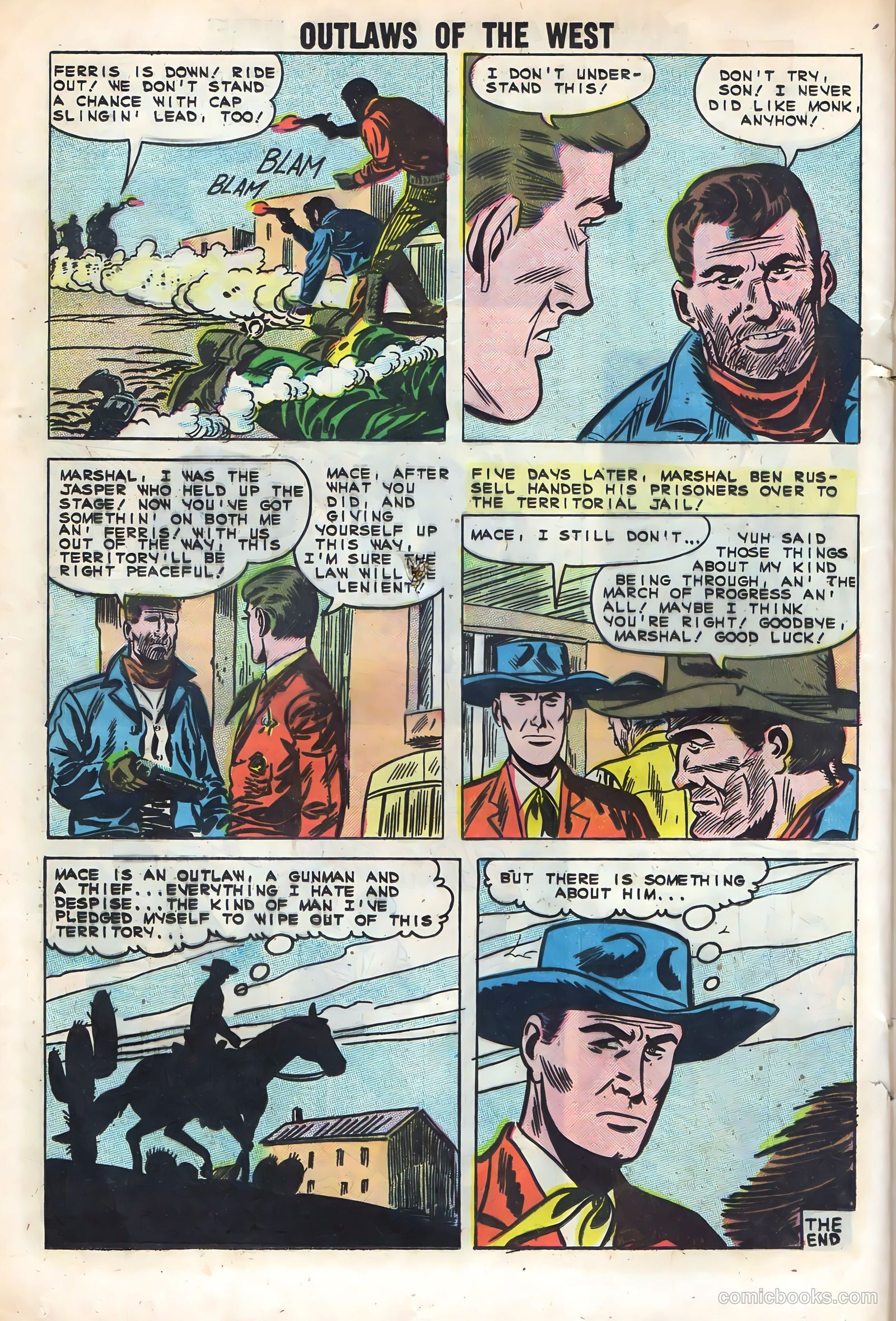 Outlaws of the West #30 — page 20 of 36