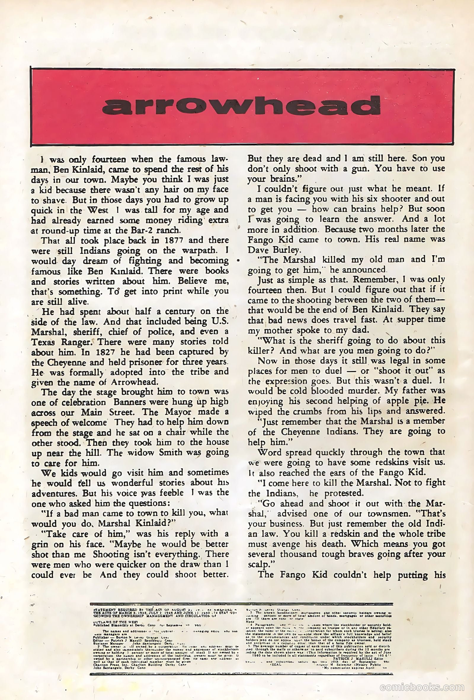 Outlaws of the West #31 — page 26 of 36