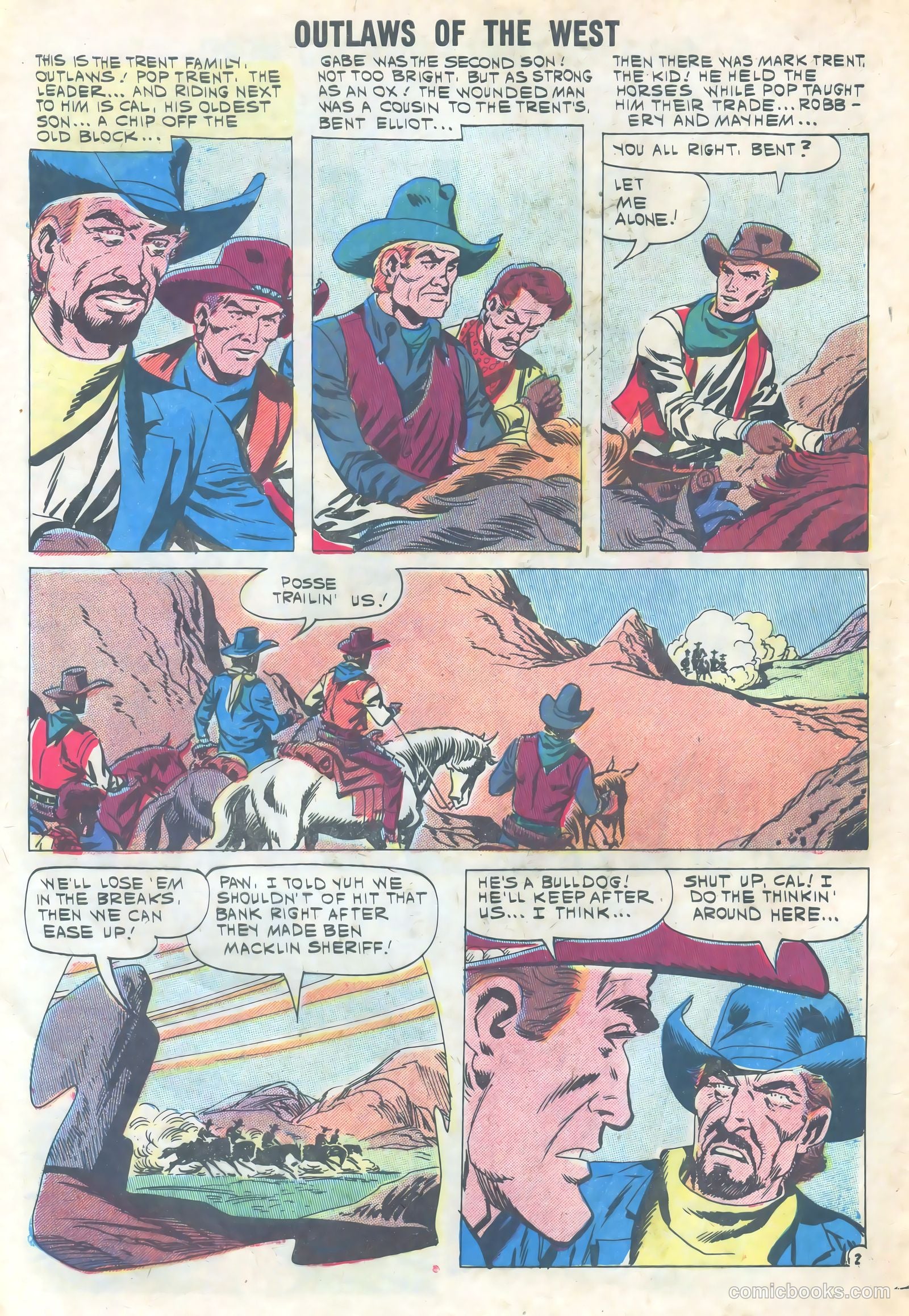 Outlaws of the West #32 — page 4 of 36