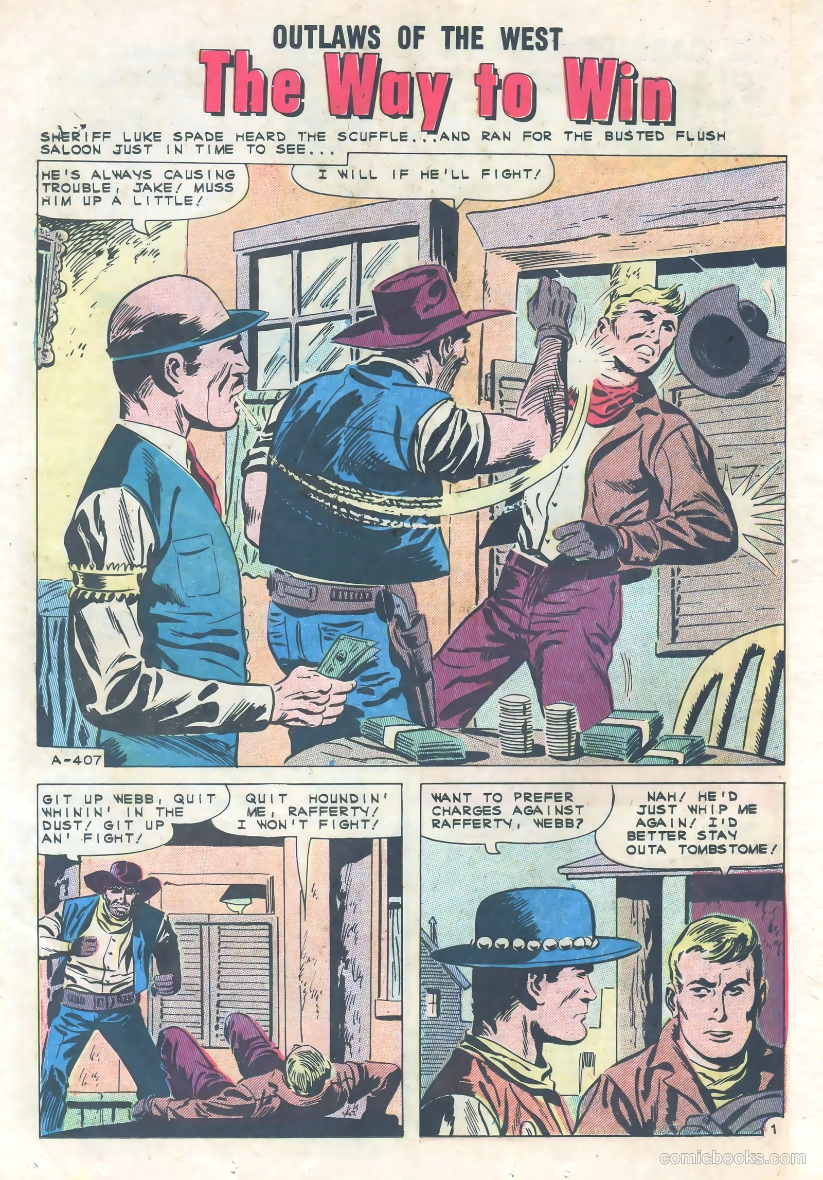 Outlaws of the West #32 — page 16 of 36