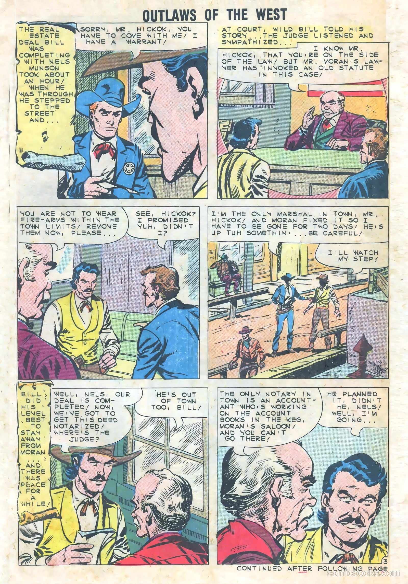 Outlaws of the West #32 — page 30 of 36