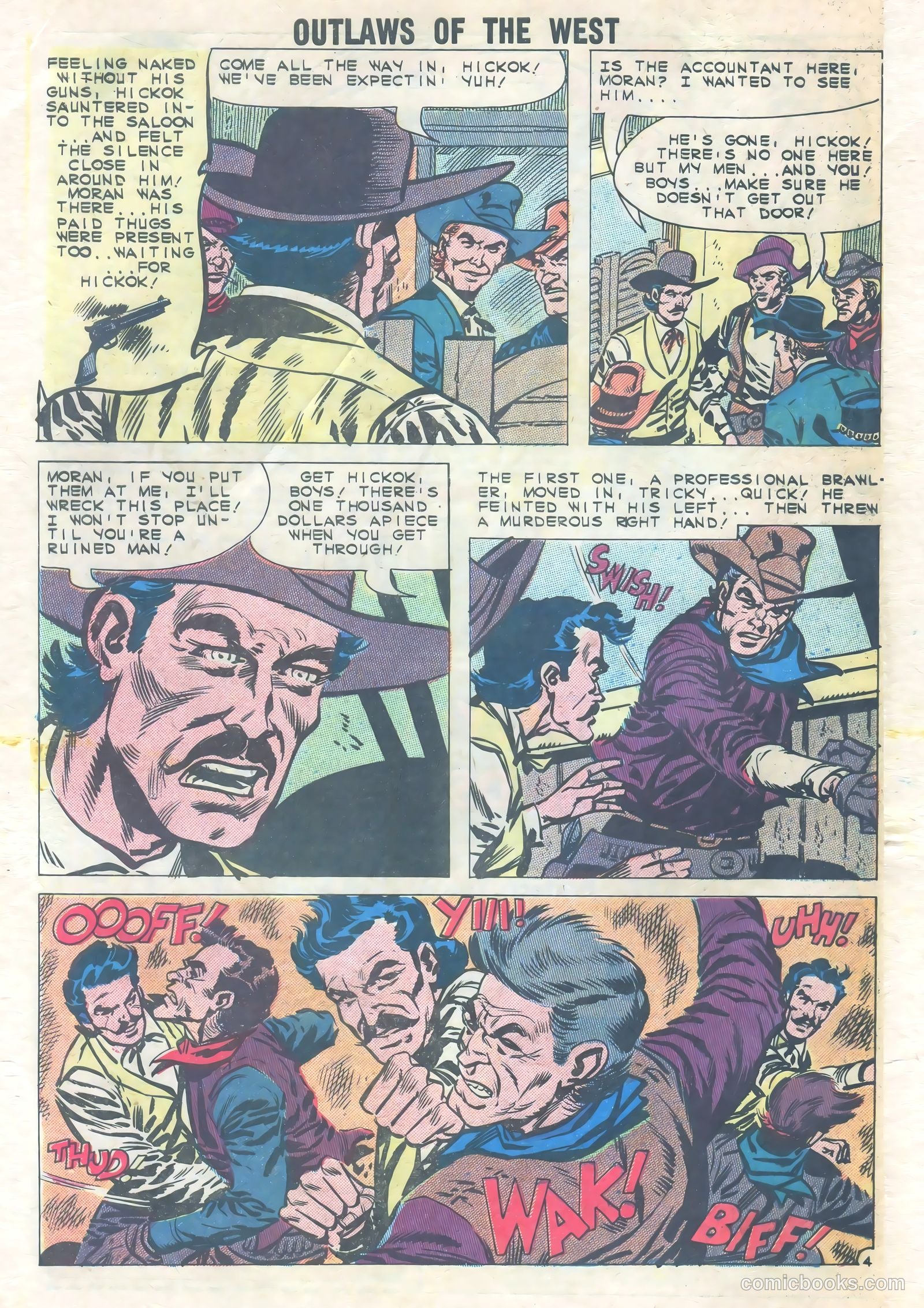 Outlaws of the West #32 — page 32 of 36