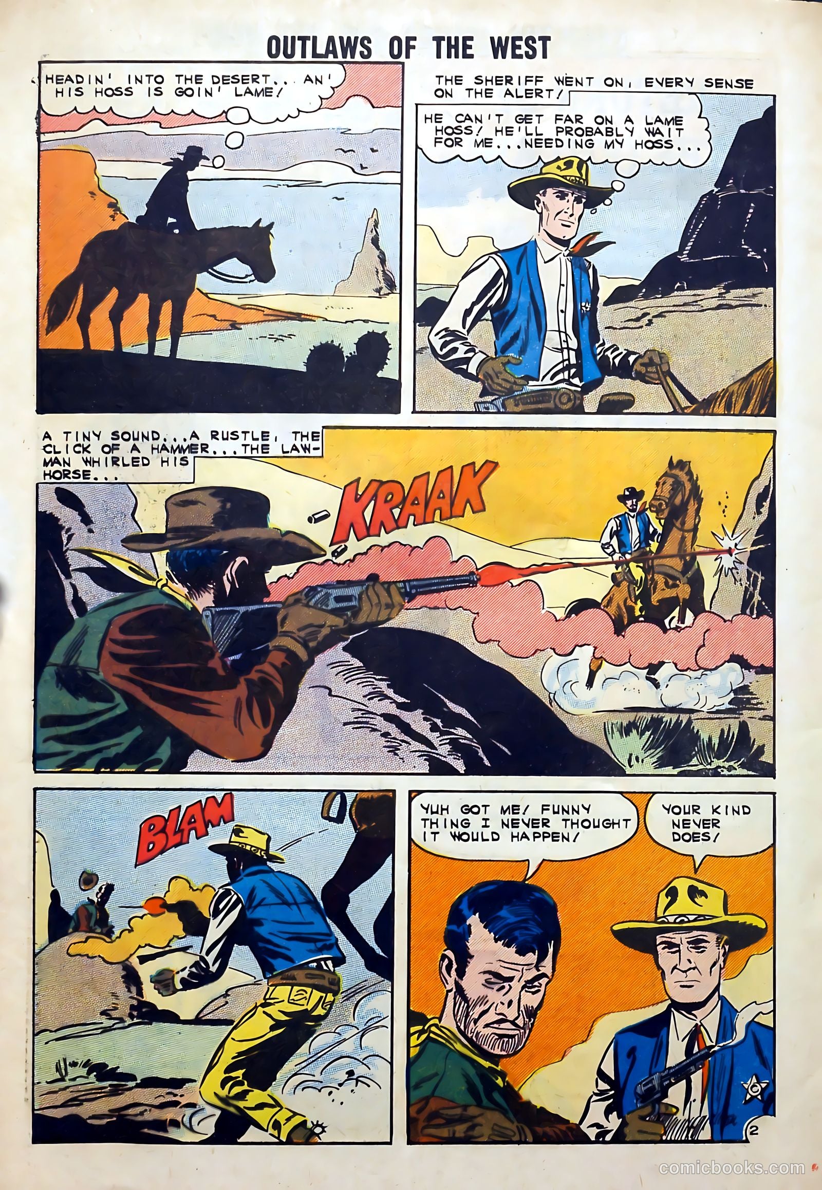 Outlaws of the West #36 — page 28 of 36
