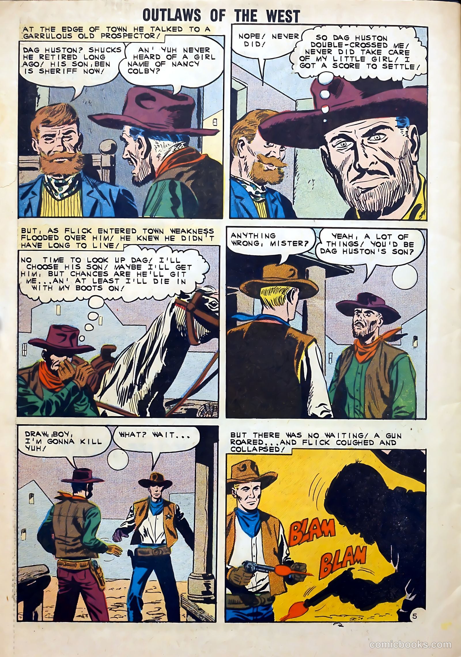 Outlaws of the West #36 — page 32 of 36