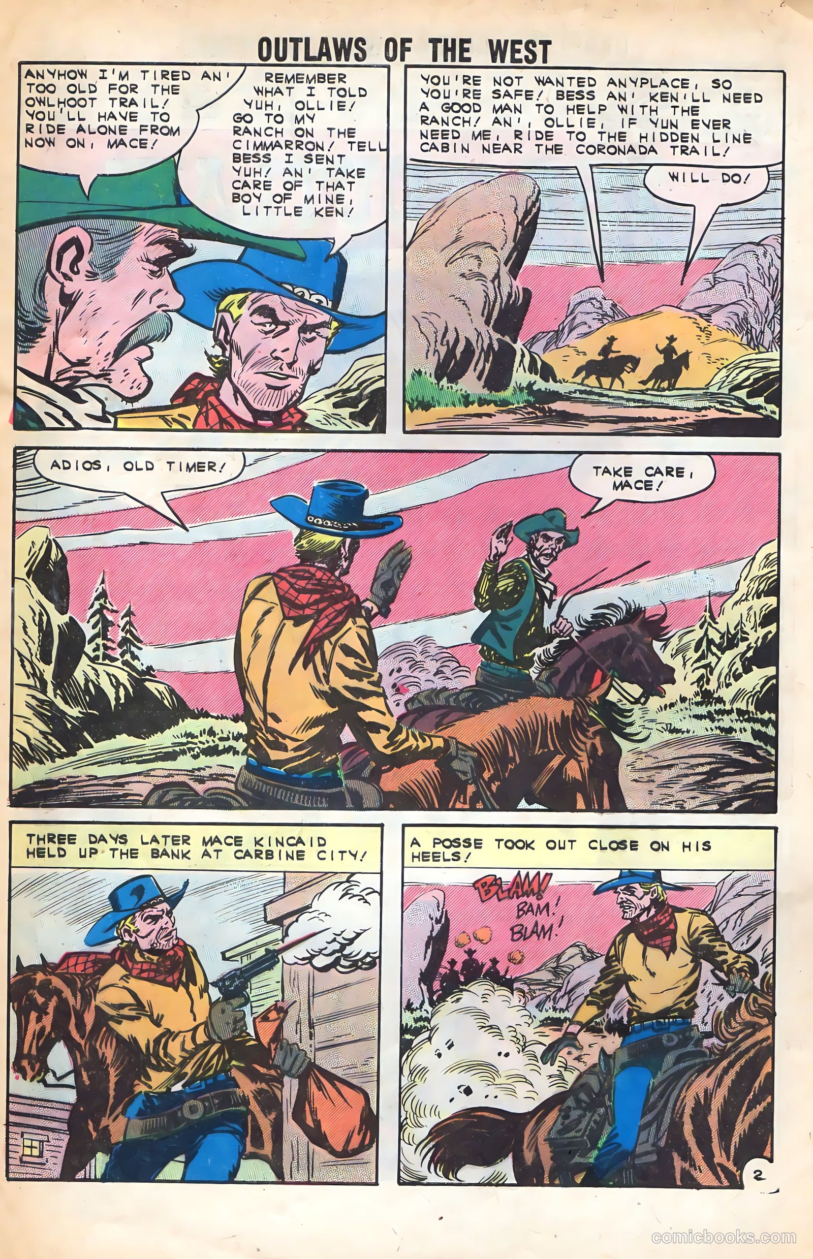 Outlaws of the West #37 — page 4 of 36