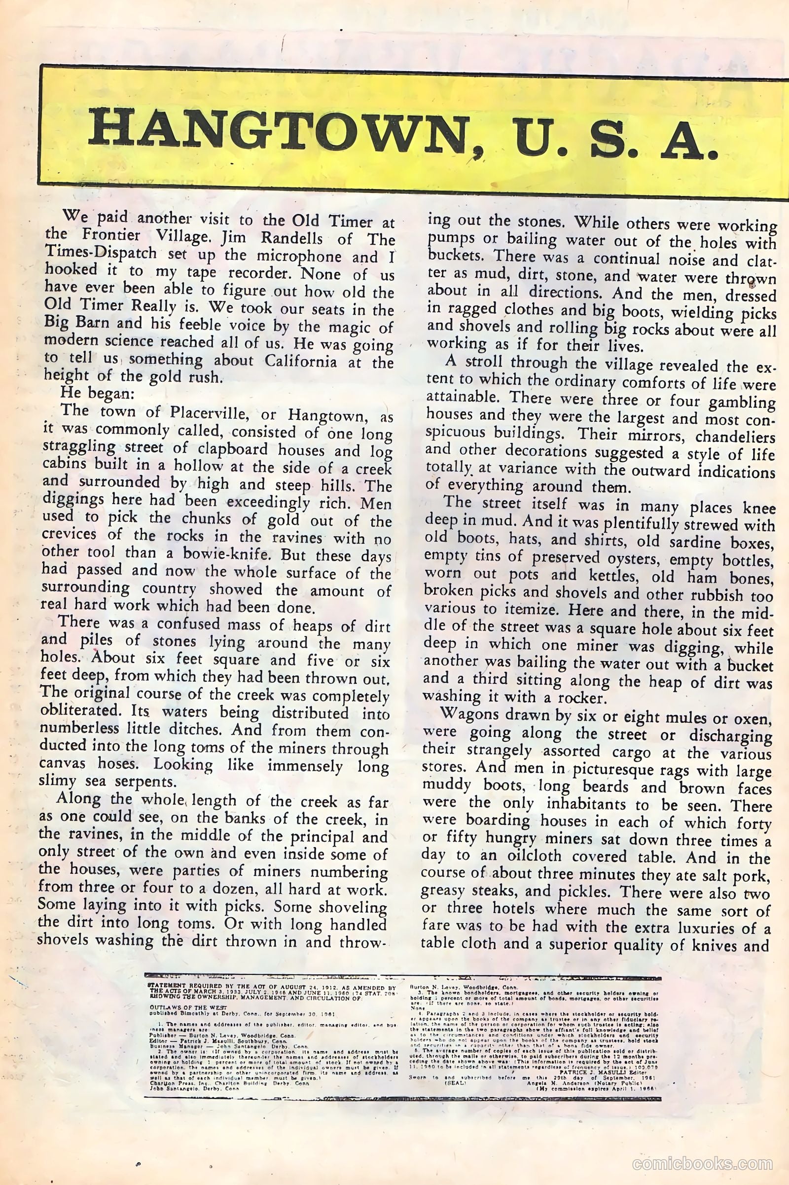 Outlaws of the West #37 — page 20 of 36