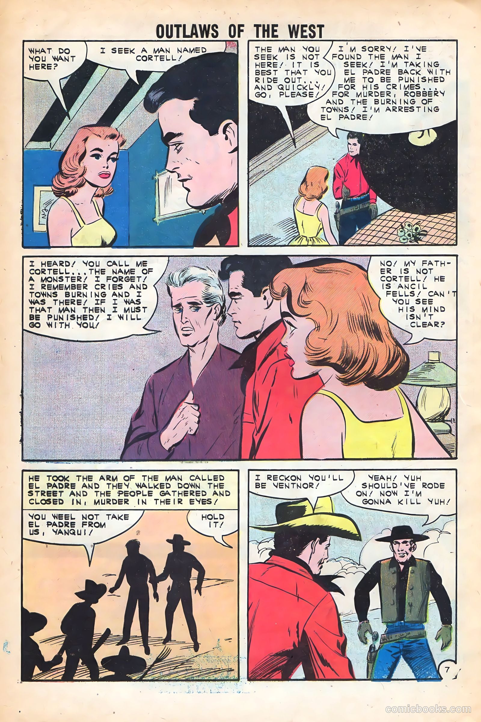 Outlaws of the West #37 — page 32 of 36