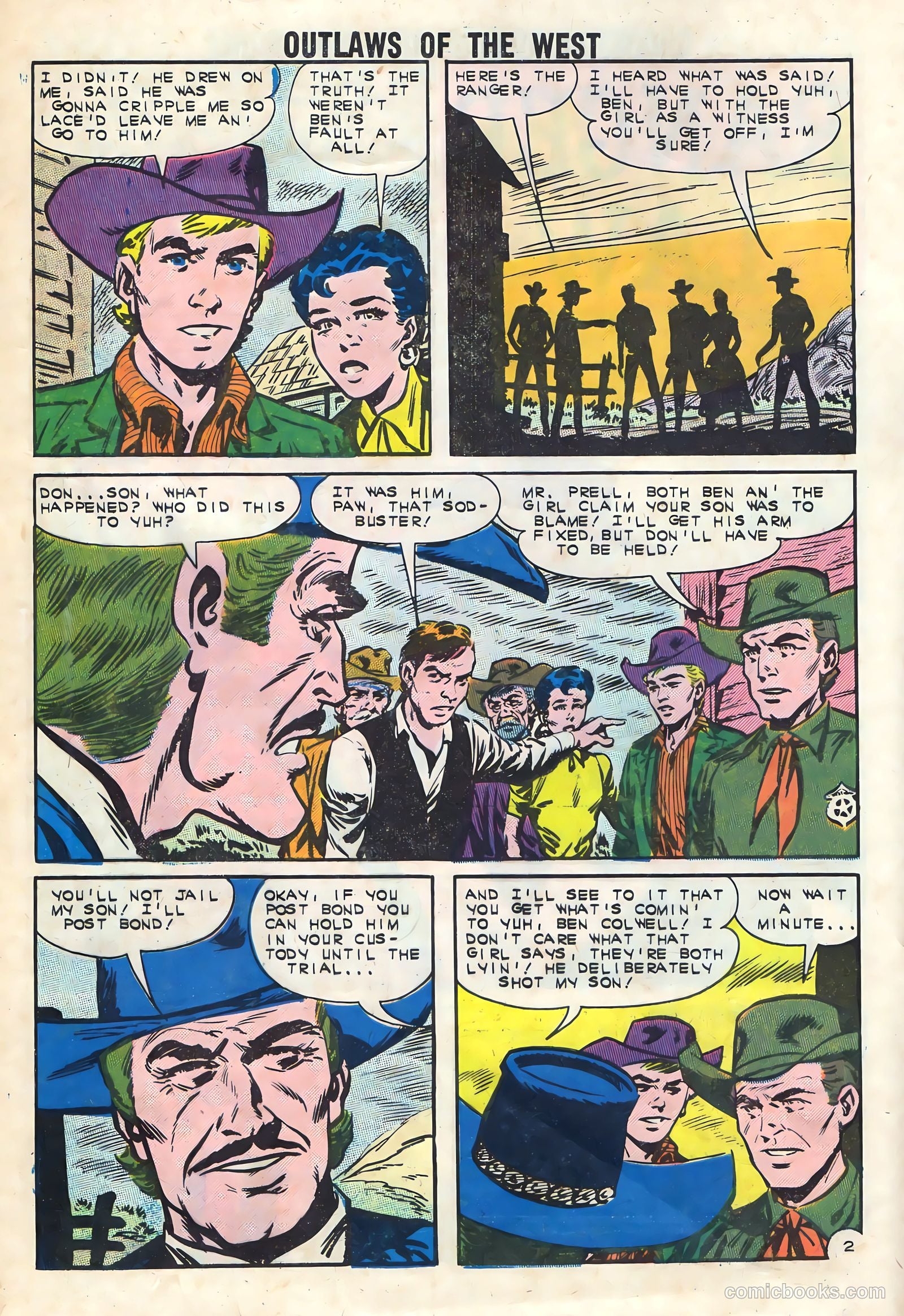 Outlaws of the West #38 — page 4 of 36