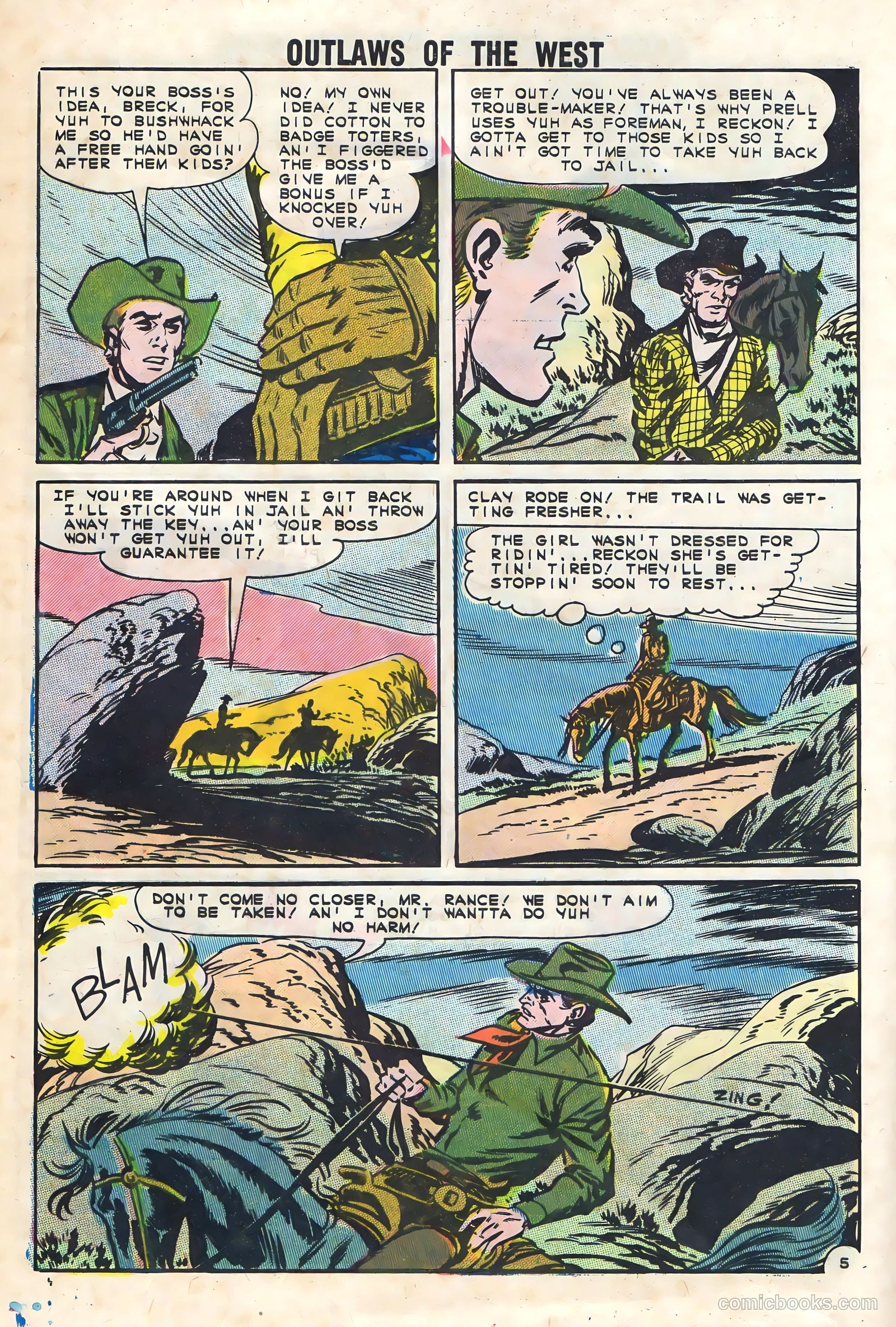 Outlaws of the West #38 — page 8 of 36