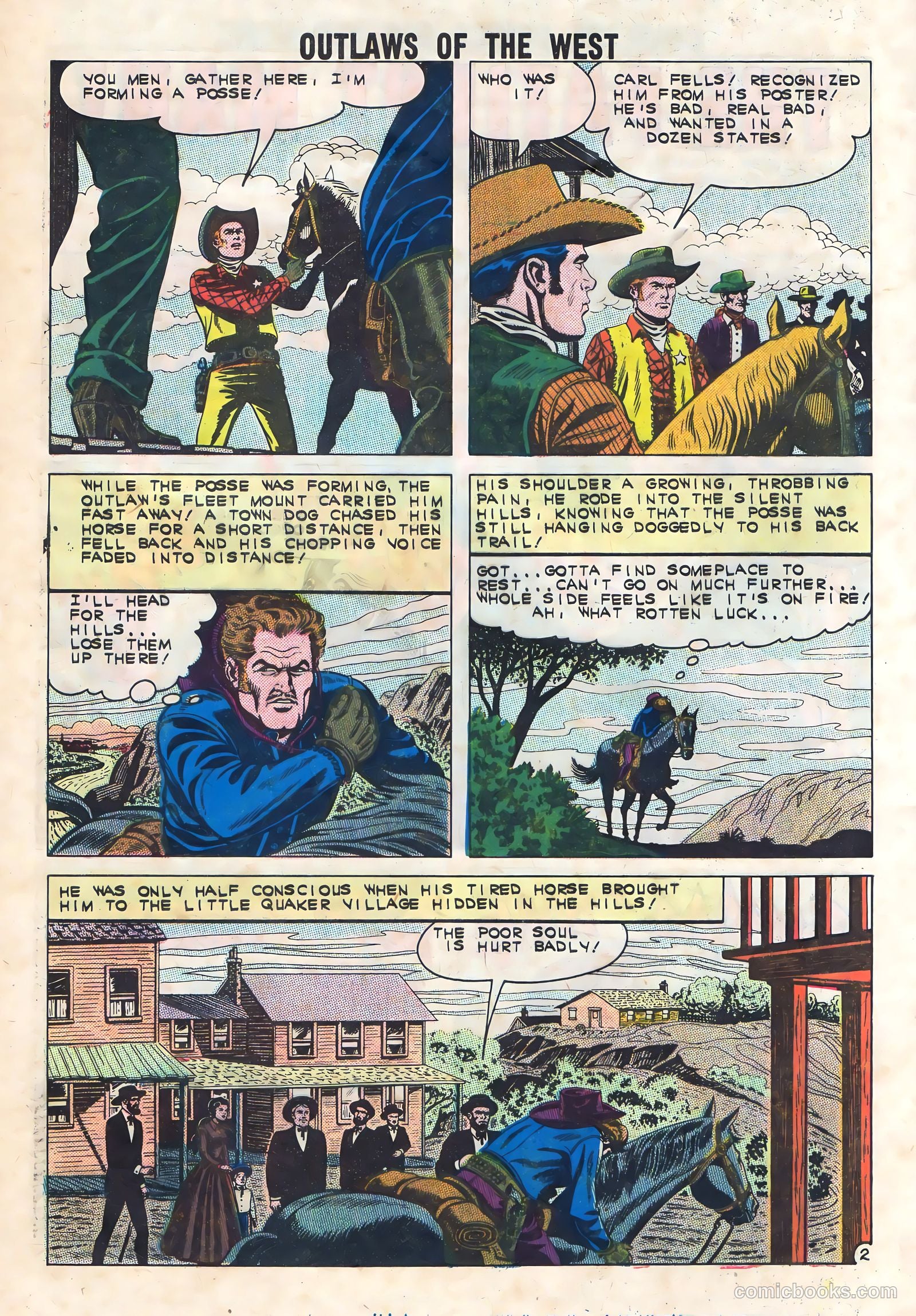 Outlaws of the West #38 — page 28 of 36