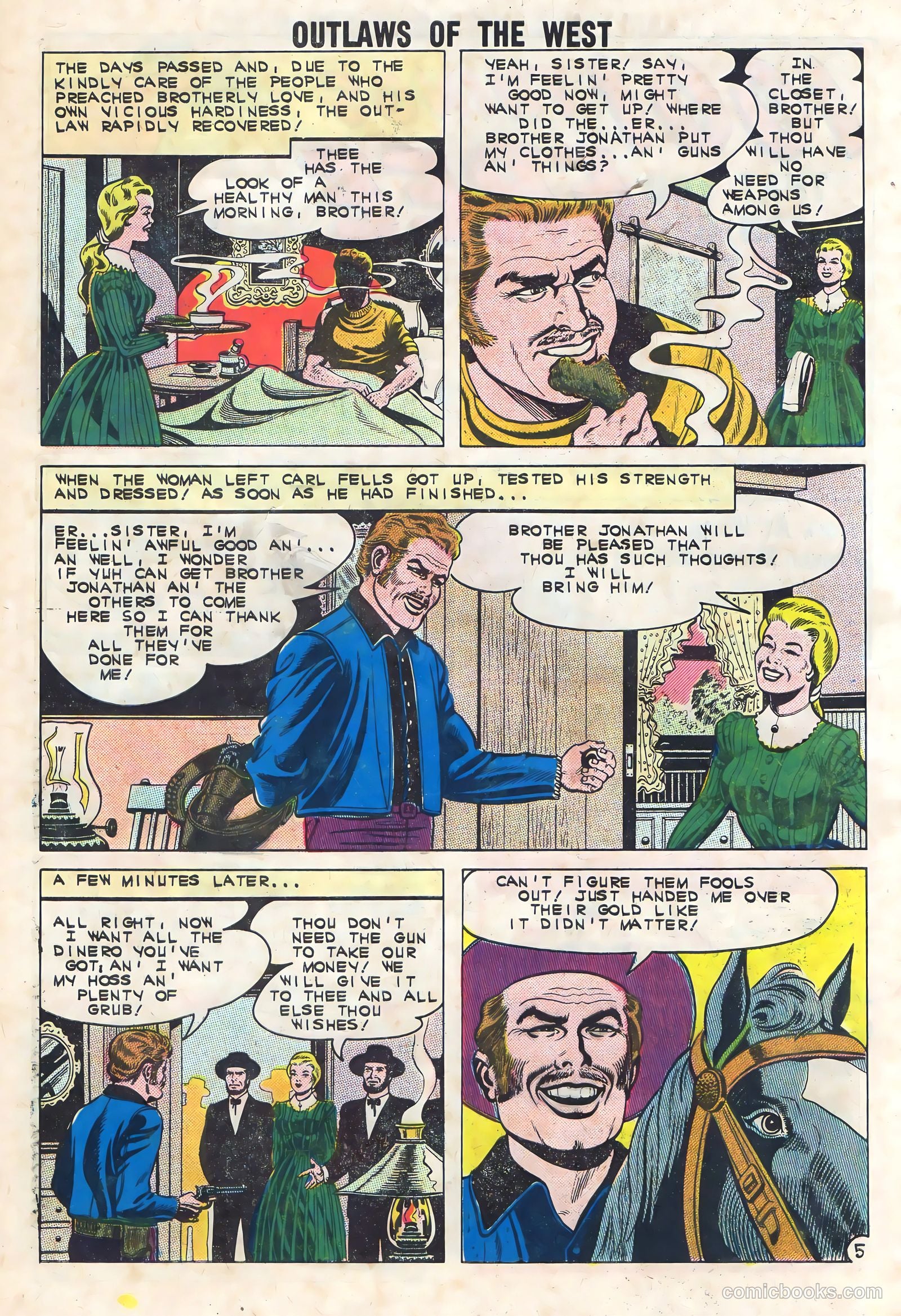 Outlaws of the West #38 — page 32 of 36