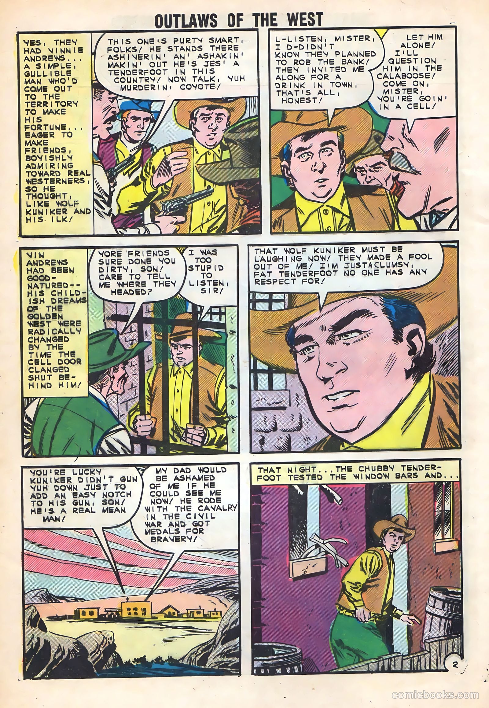 Outlaws of the West #40 — page 4 of 36