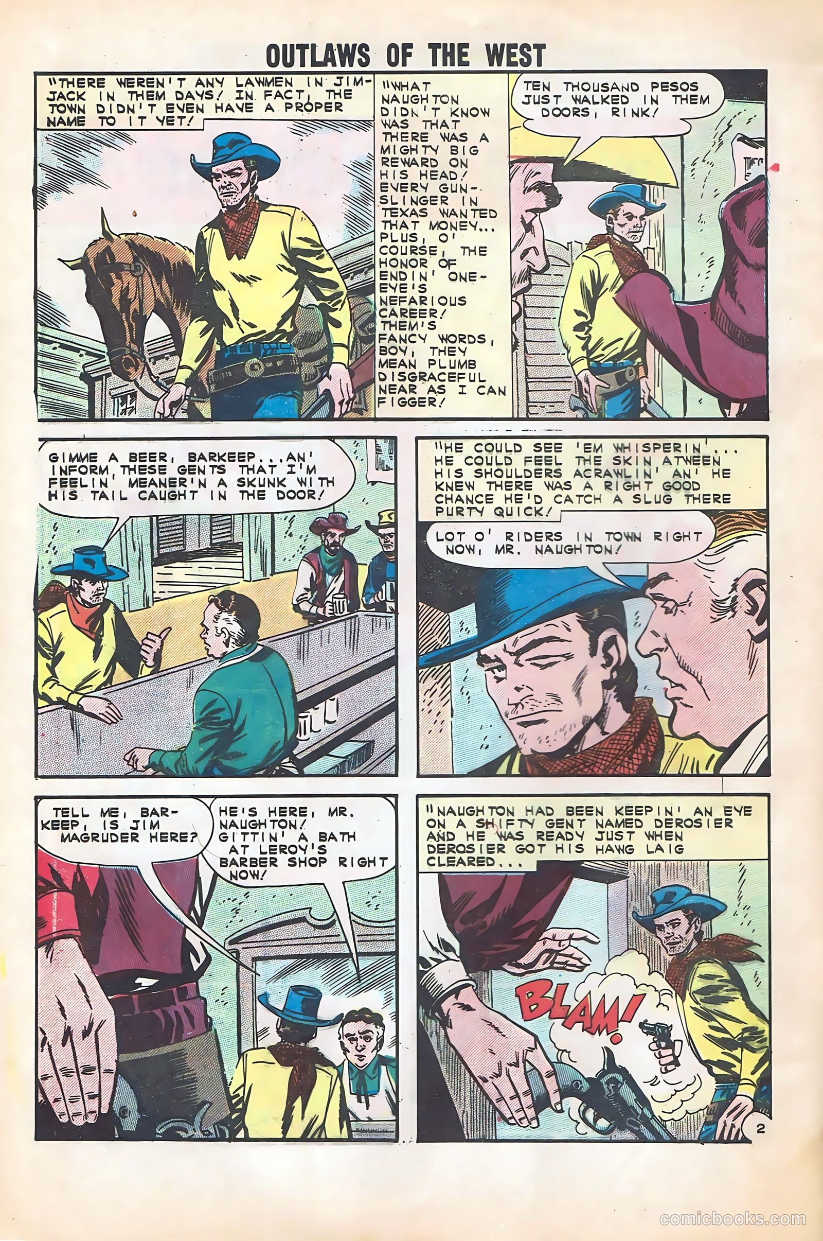 Outlaws of the West #41 — page 4 of 36
