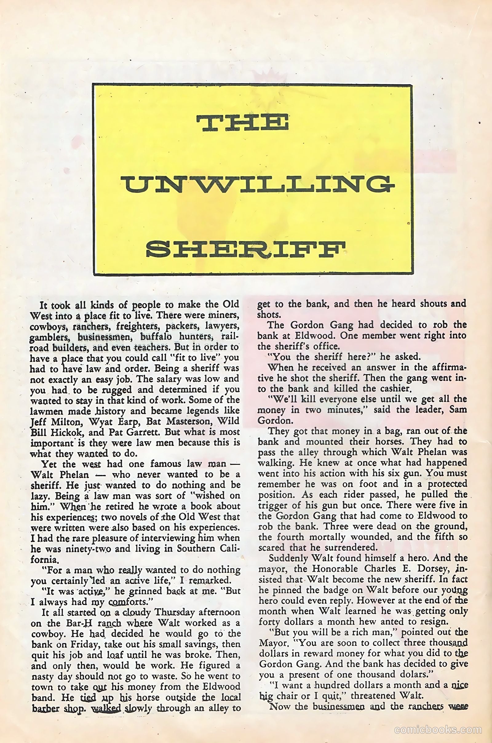 Outlaws of the West #41 — page 20 of 36