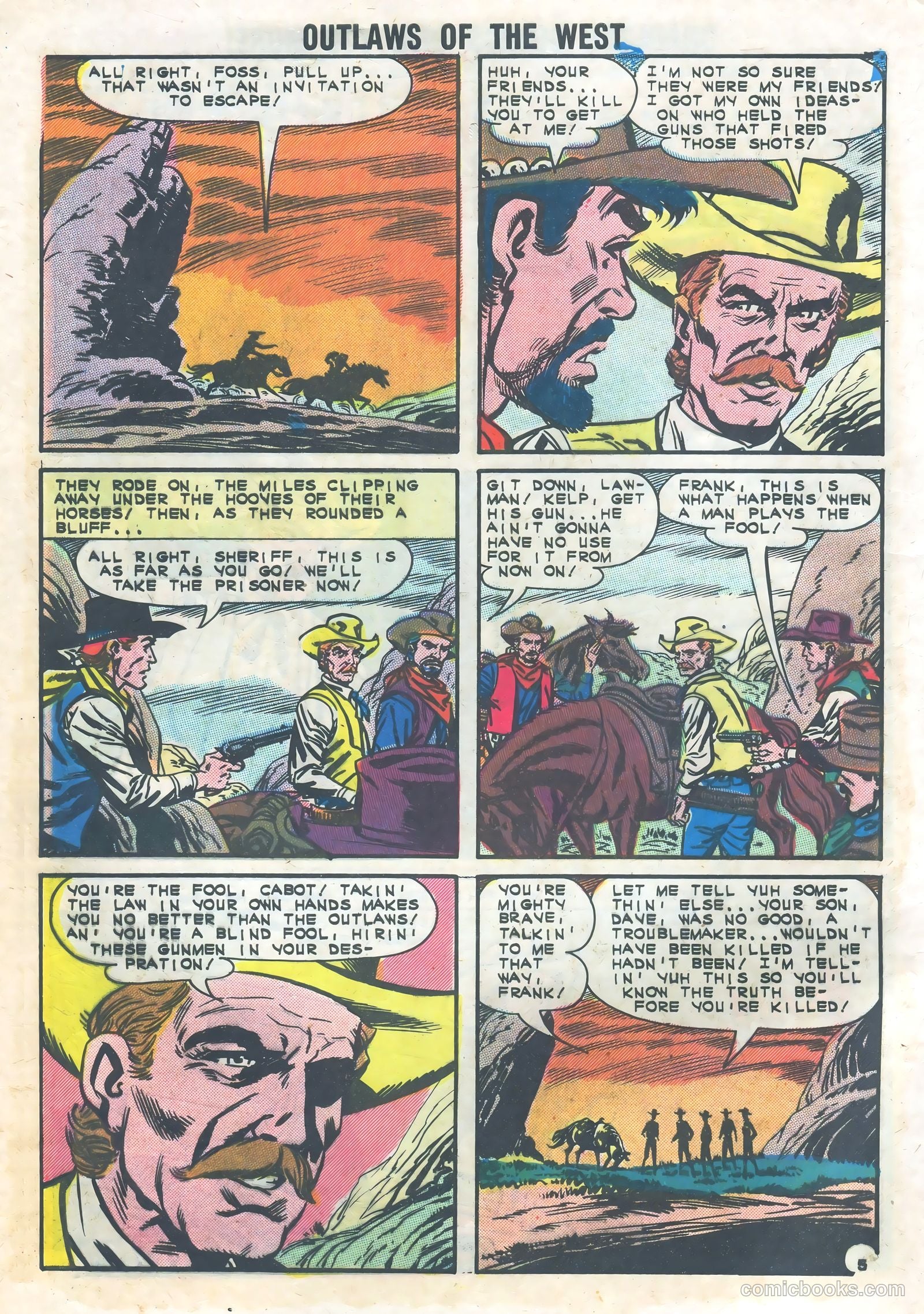 Outlaws of the West #42 — page 8 of 36