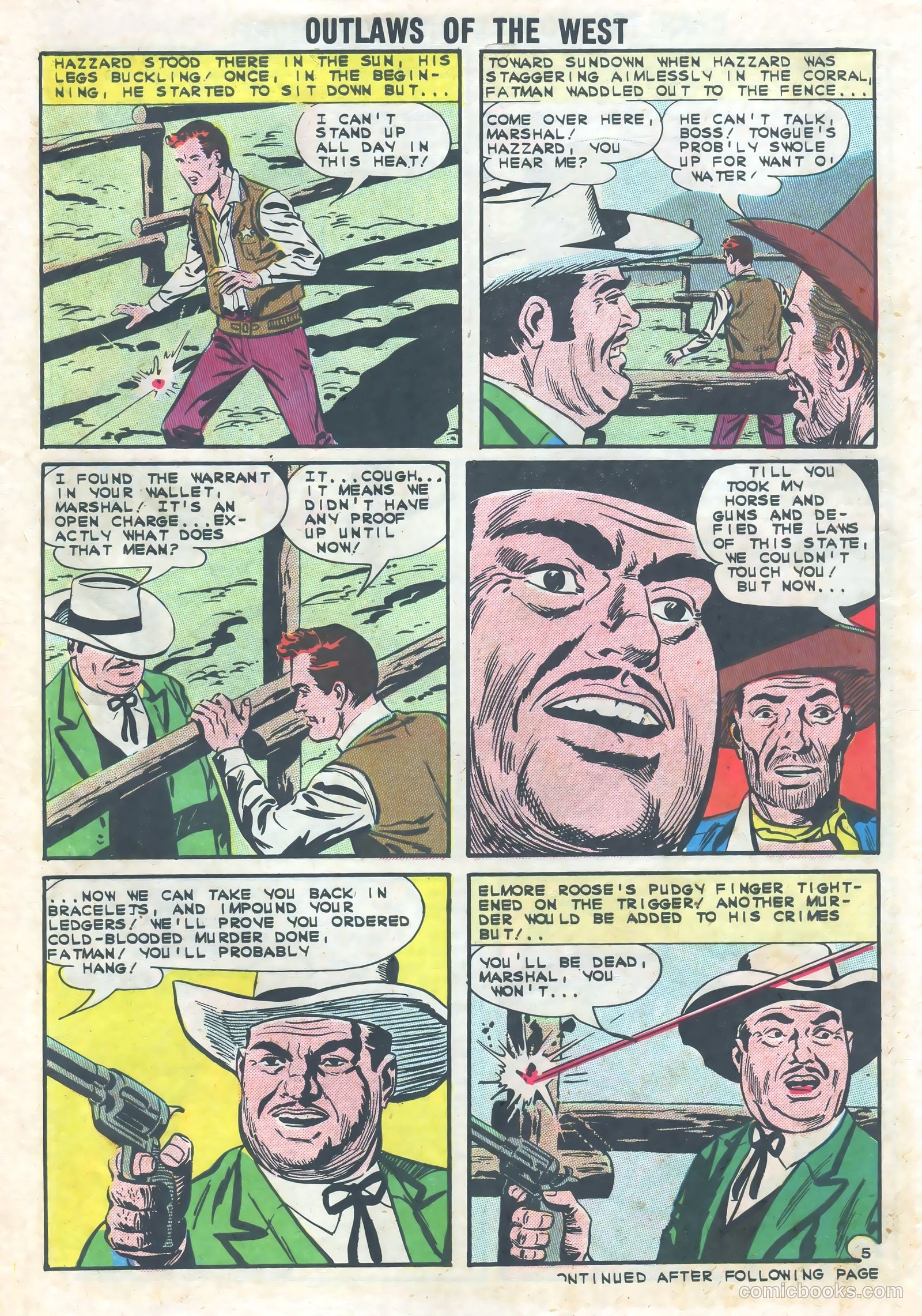 Outlaws of the West #42 — page 30 of 36