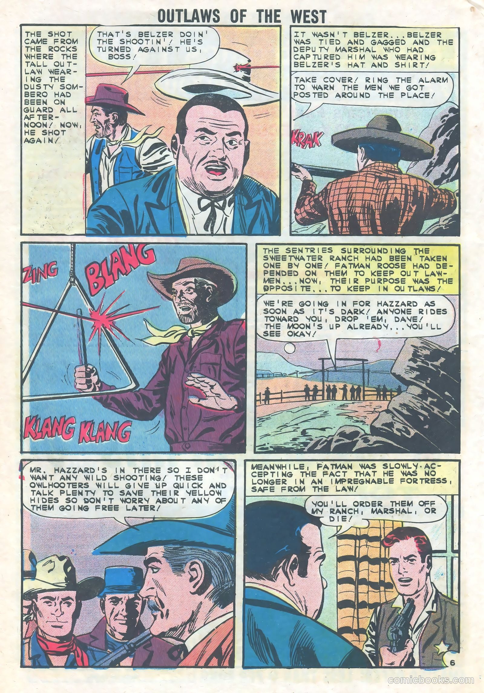 Outlaws of the West #42 — page 32 of 36