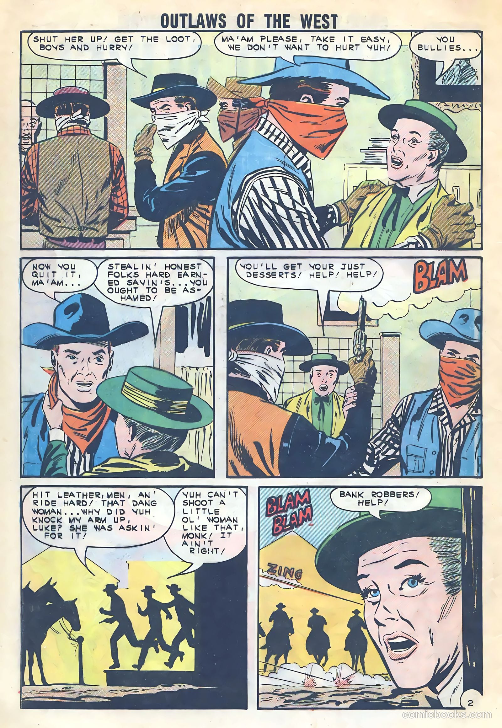 Outlaws of the West #43 — page 28 of 36