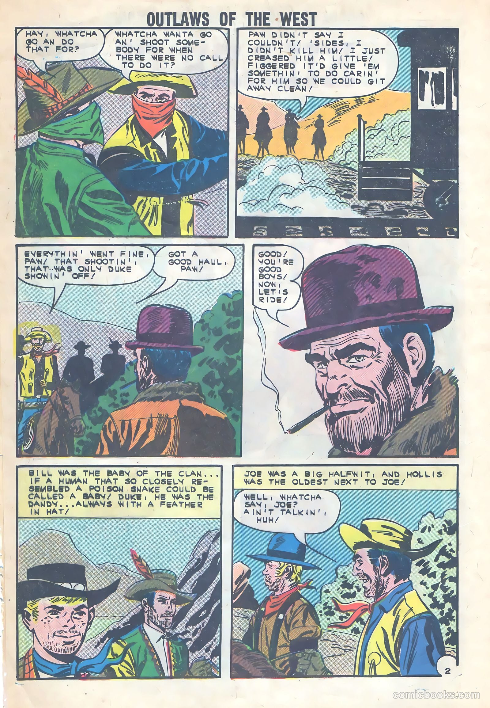 Outlaws of the West #44 — page 4 of 36