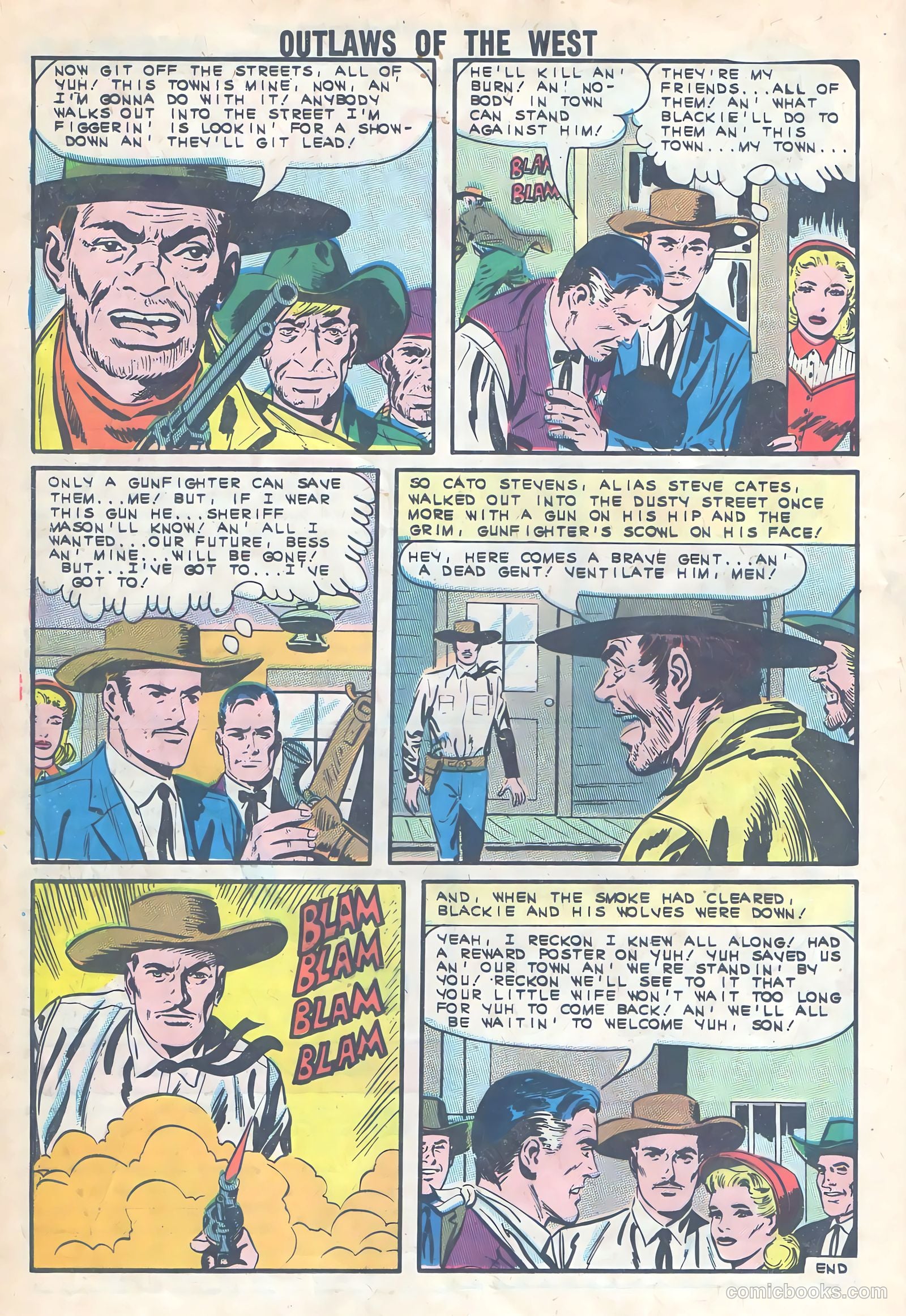Outlaws of the West #44 — page 16 of 36