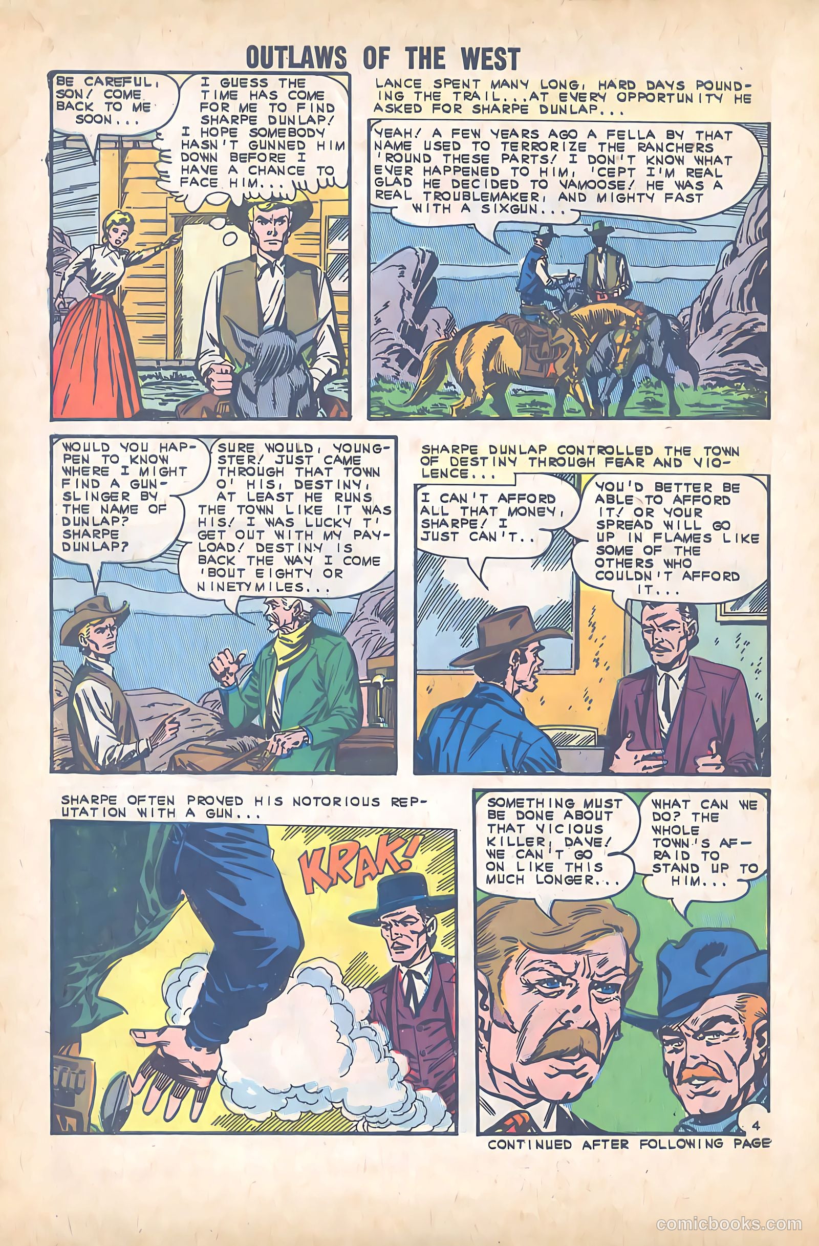 Outlaws of the West #45 — page 30 of 36