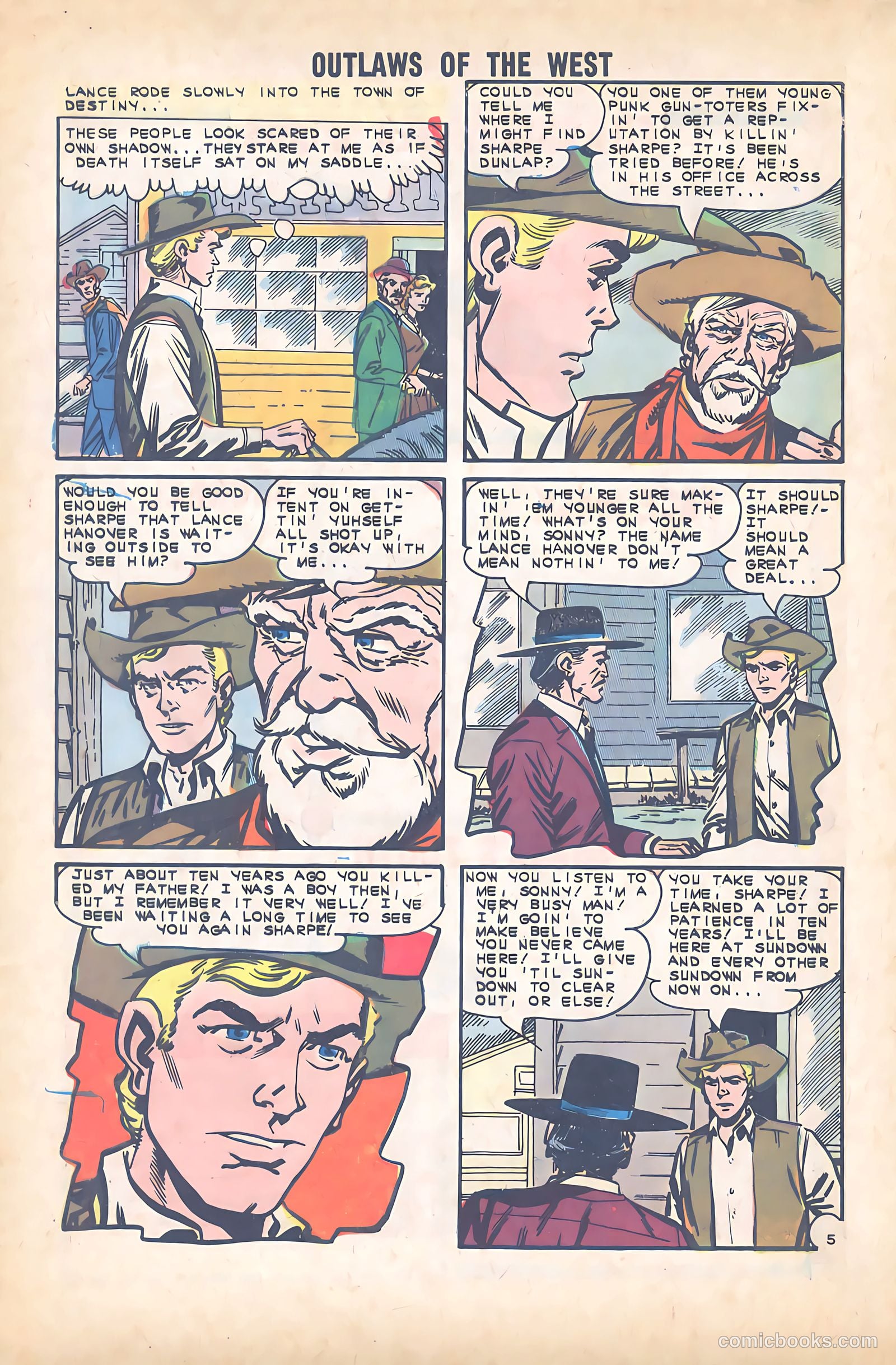 Outlaws of the West #45 — page 32 of 36
