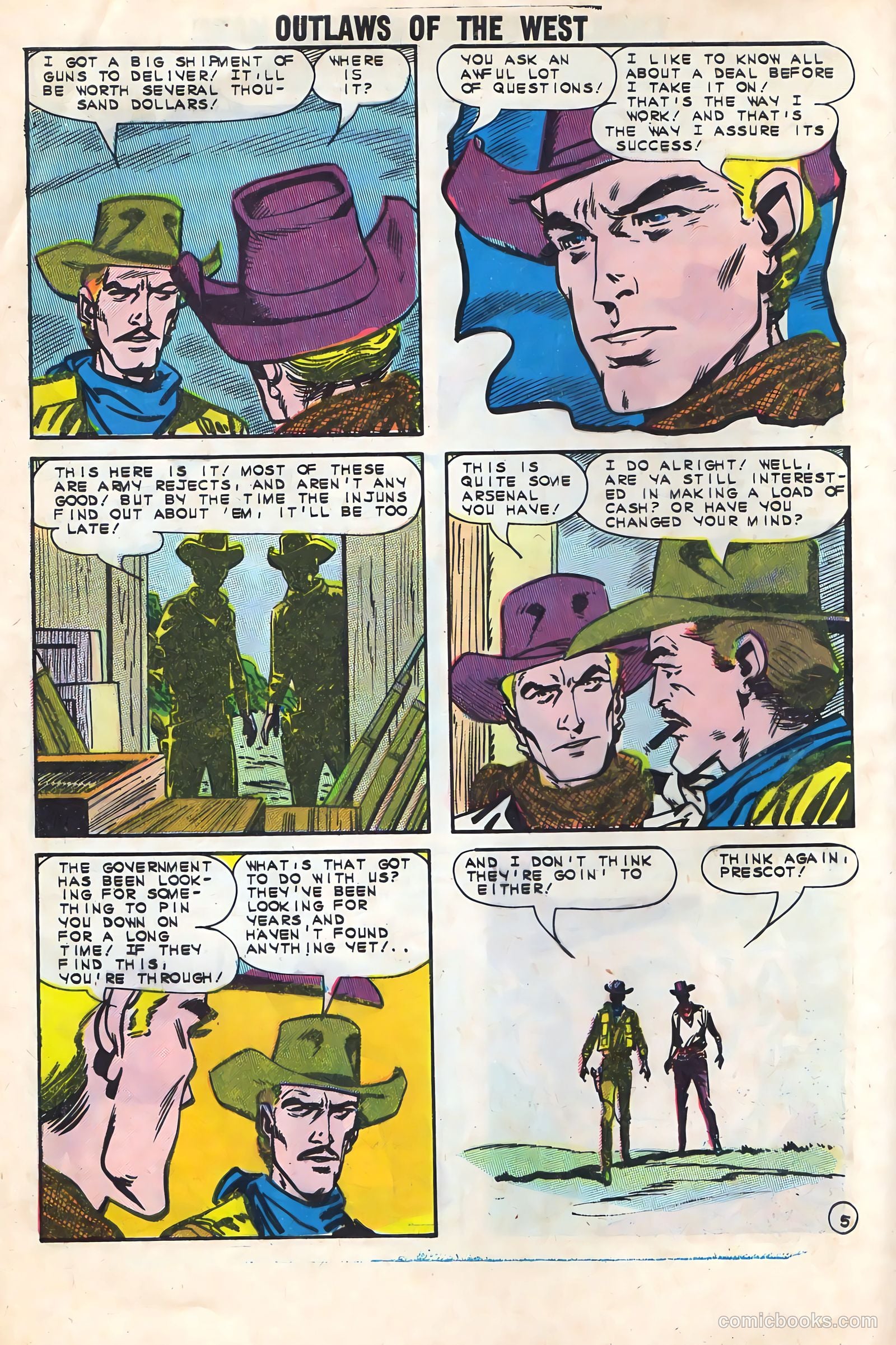 Outlaws of the West #46 — page 8 of 36