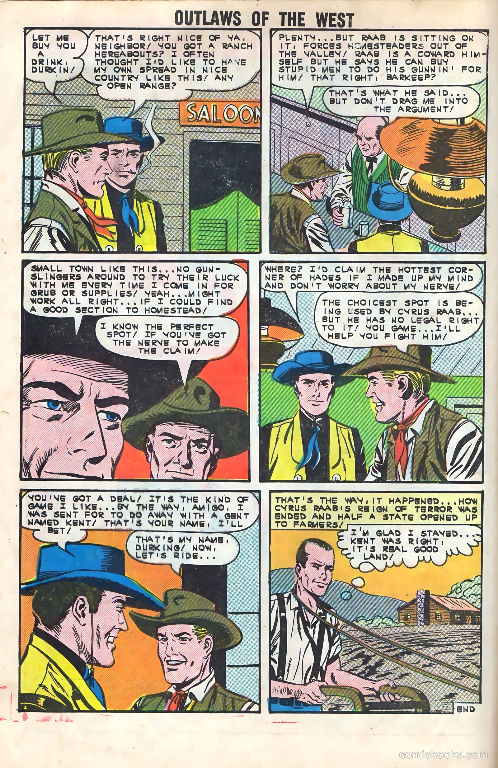 Outlaws of the West #46 — page 32 of 36